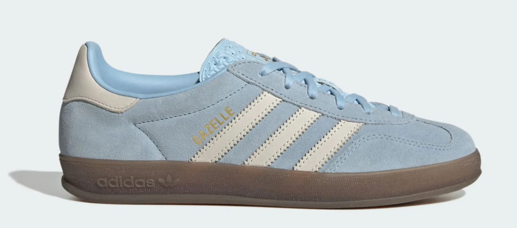 Women's adidas Gazelle Indoor 'Clear Sky Off White' sold by Zulily