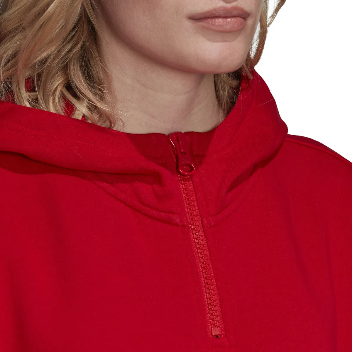 Women's adidas Adicolor 3D Trefoil Half-Zip Hoodie sold by Zulily product image thumbnail 4