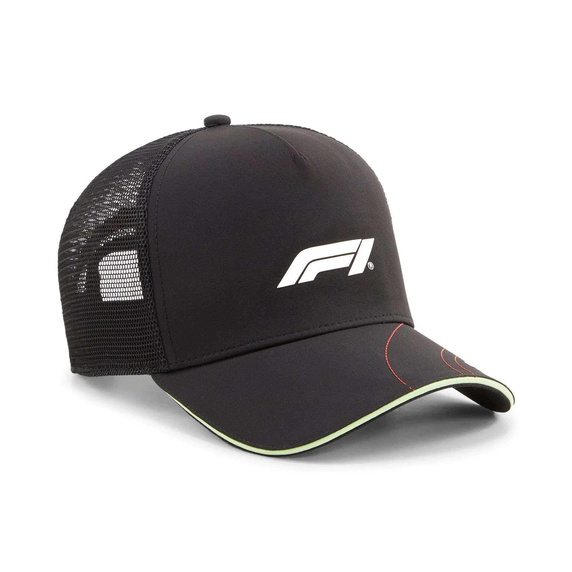 Men's Puma F1 Statement Trucker Cap sold by Zulily