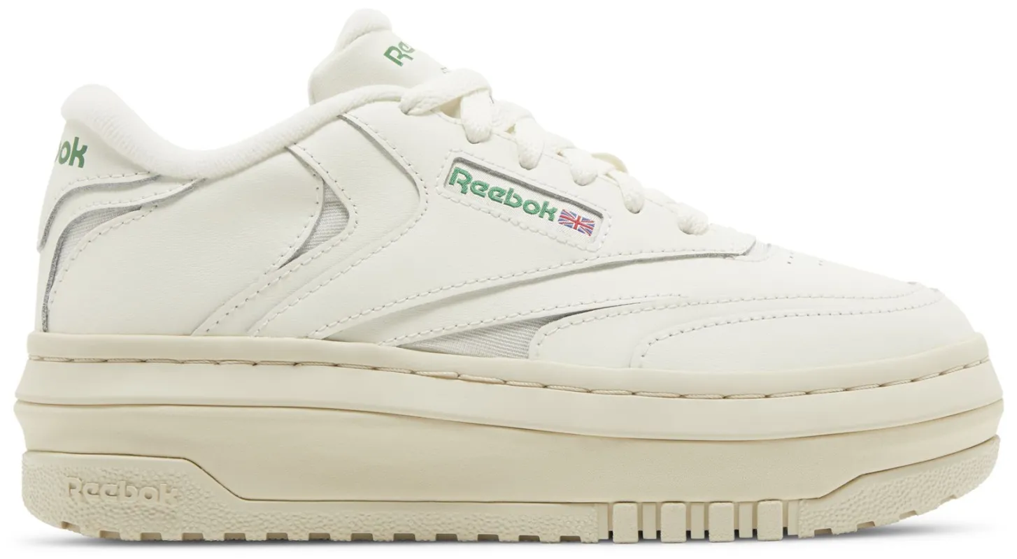 Women's Reebok Club C Extra 'Chalk Glen Green' made by Reebok