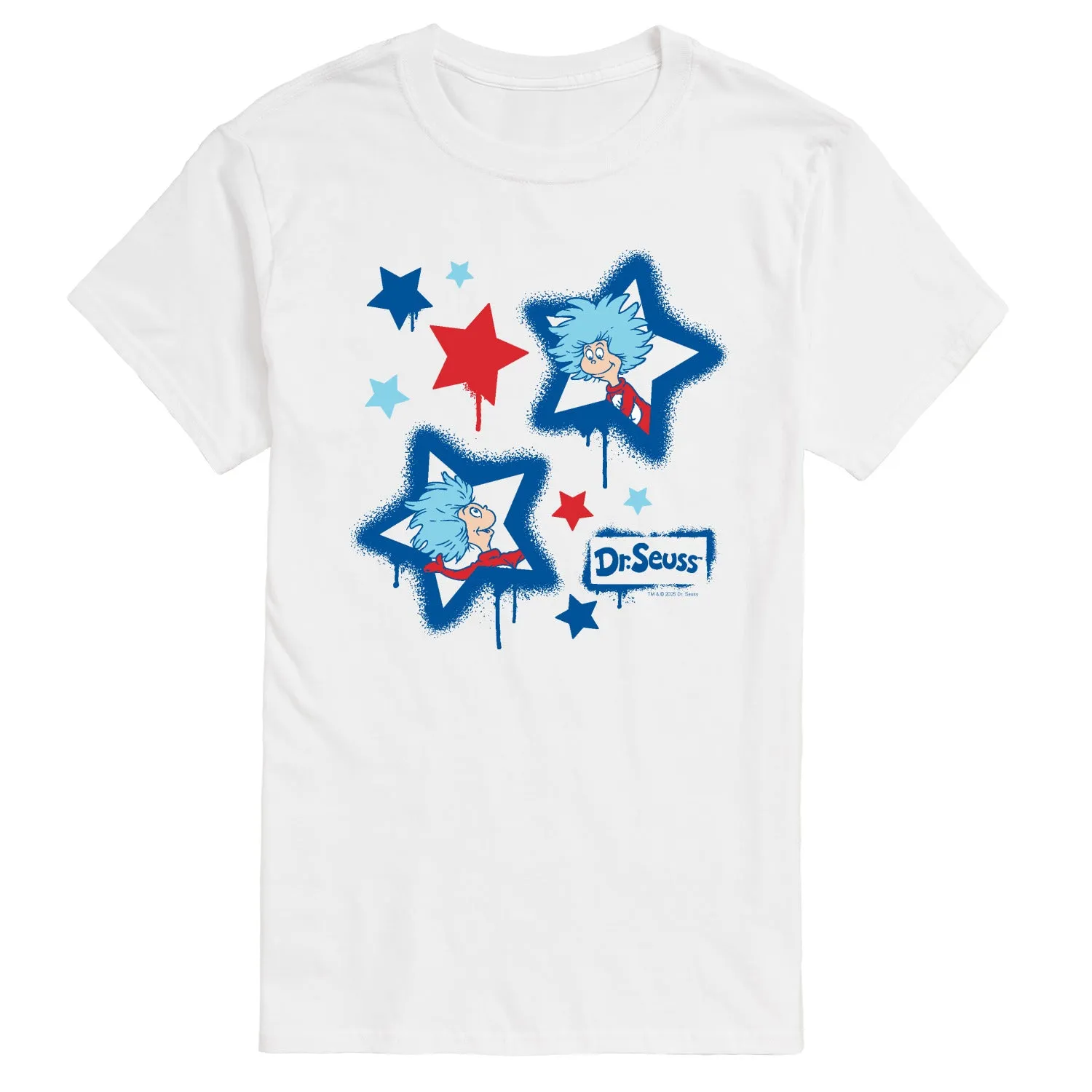 Dr. Seuss - Americana Things Streetwear - Men's Short Sleeve Graphic T-Shirt sold by Zulily