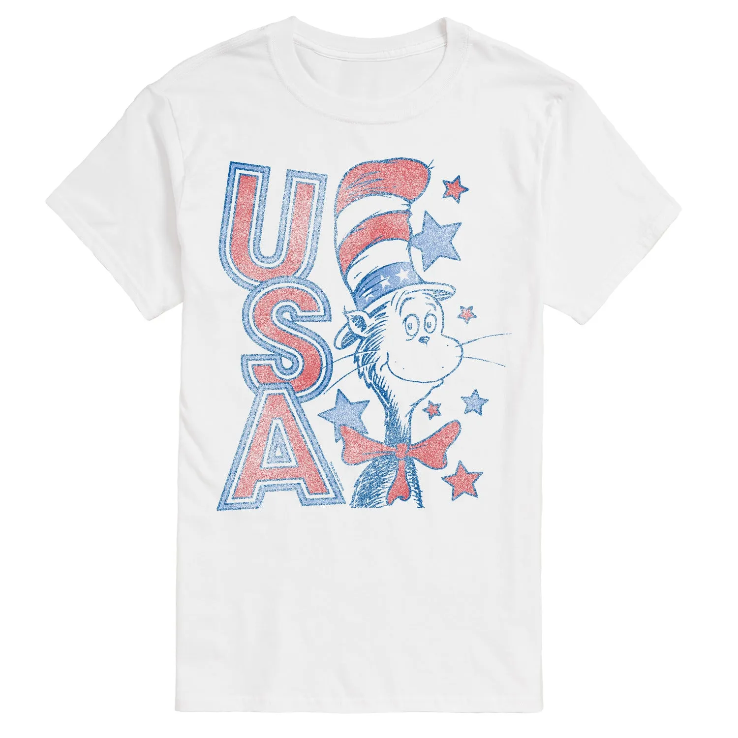 The Cat in the Hat - USA Tonal Washed - Men's Short Sleeve Graphic T-Shirt sold by Zulily