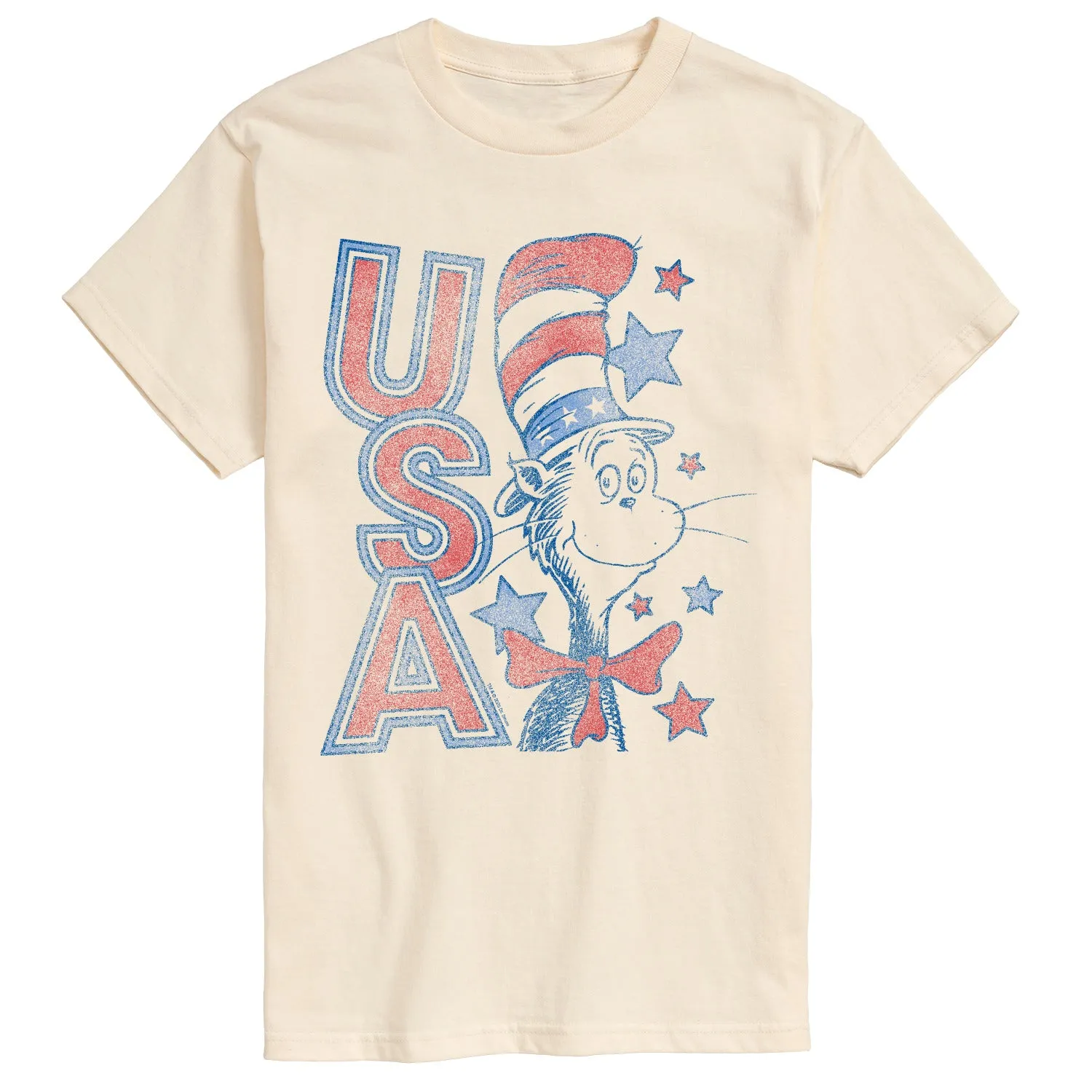 The Cat in the Hat - USA Tonal Washed - Men's Short Sleeve Graphic T-Shirt sold by Zulily product image thumbnail 2