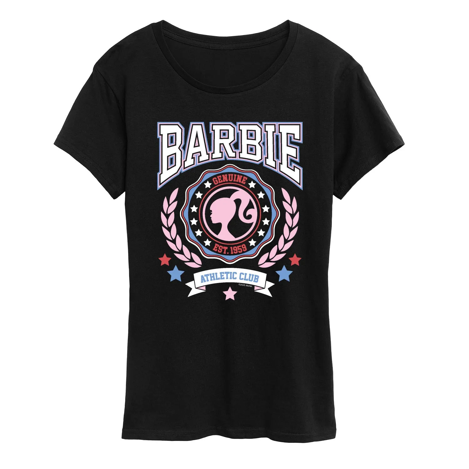Barbie - Americana Collegiate - Women's Short Sleeve Graphic T-Shirt sold by Zulily product image thumbnail 2