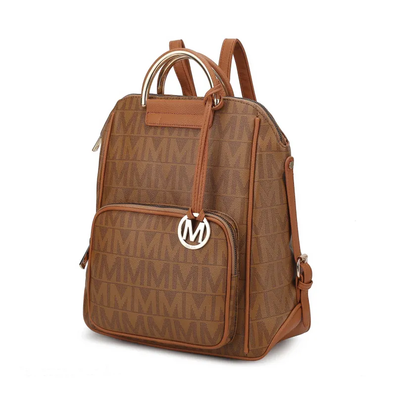 MKF Collection By Mia K. Cora Milan M Signature Trendy Backpack sold by Zulily