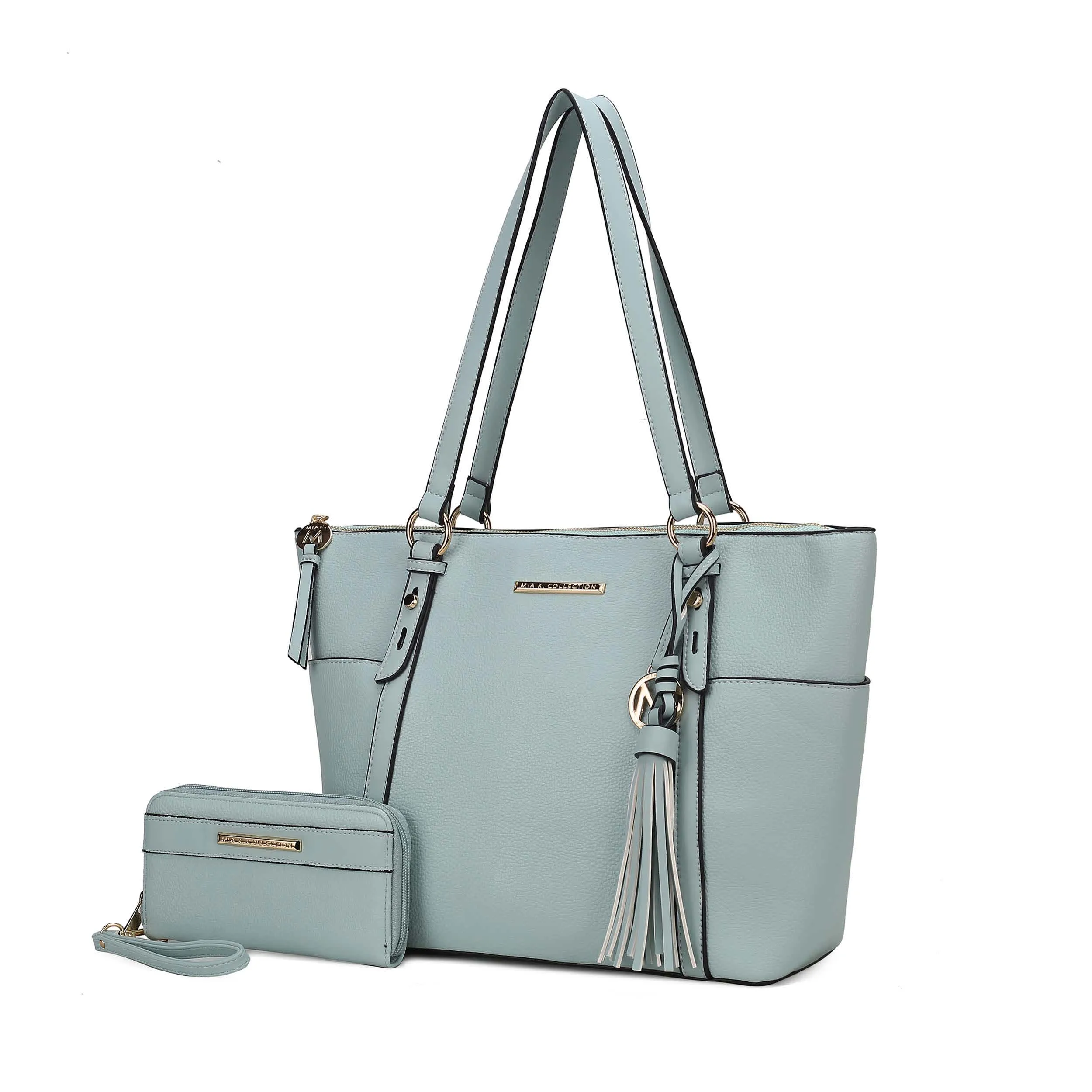 MKF Collection By Mia K. Gloria Vegan Leather Tote Bag With Wallet -2 Pieces sold by Zulily product image thumbnail 3