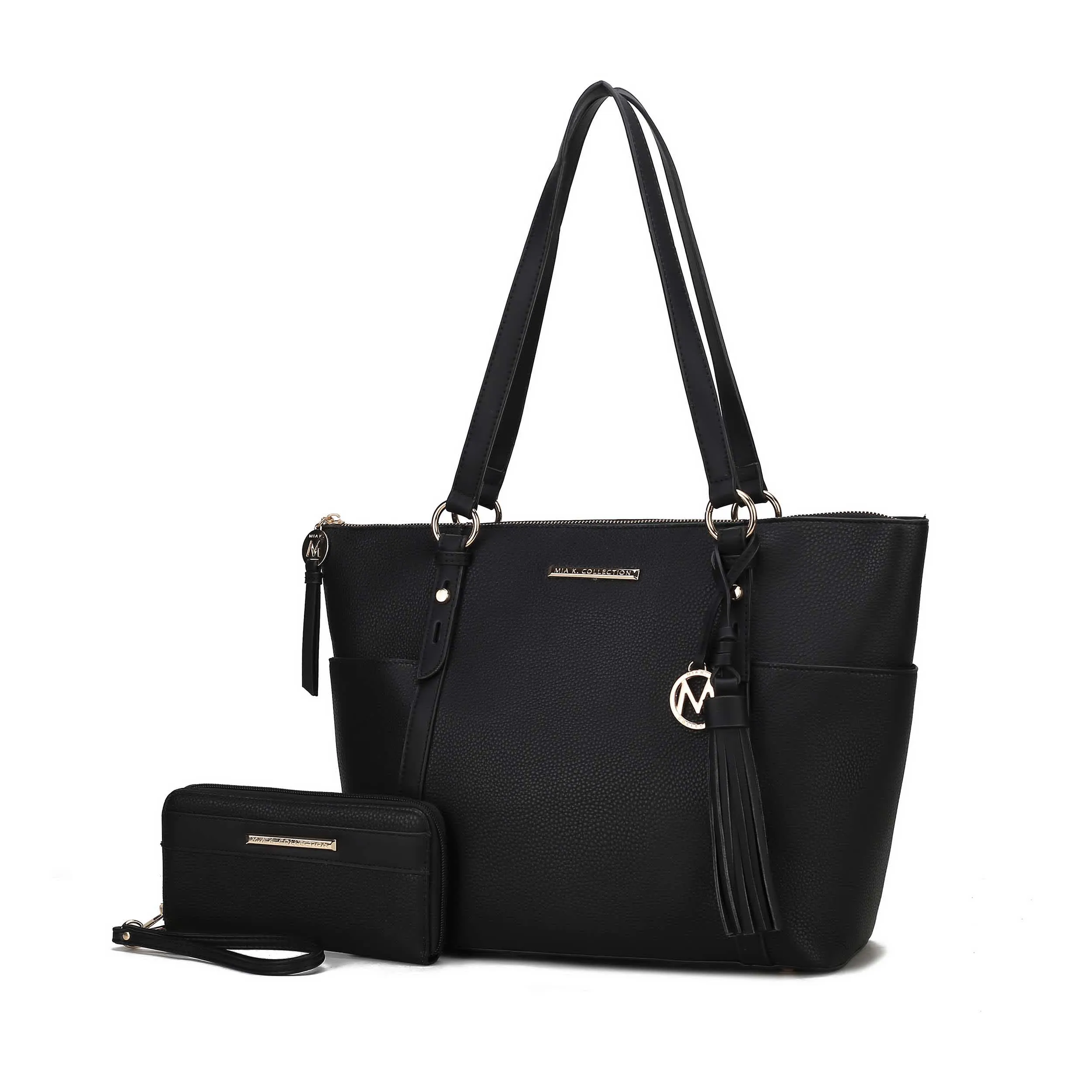 MKF Collection By Mia K. Gloria Vegan Leather Tote Bag With Wallet -2 Pieces sold by Zulily product image thumbnail 5
