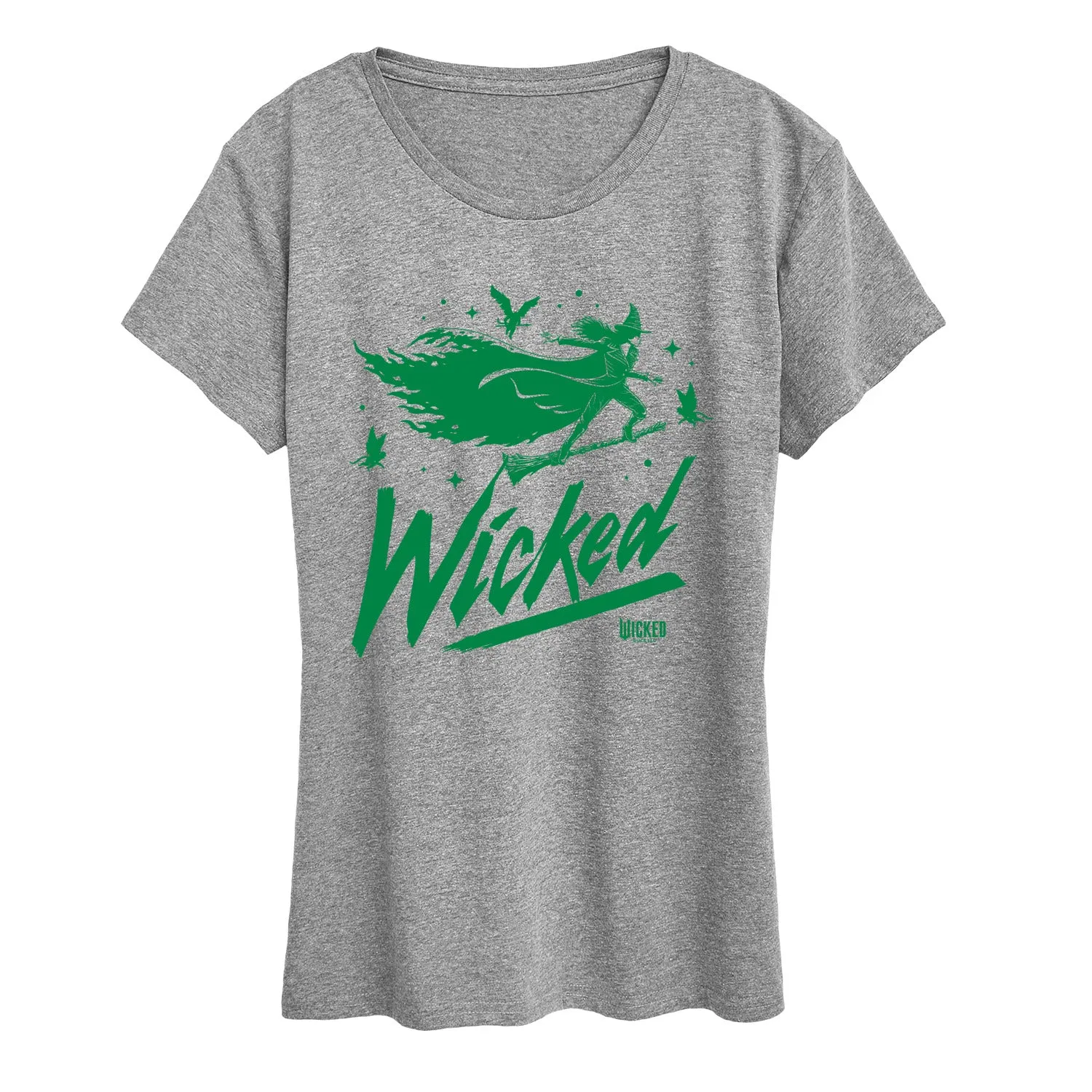 Wicked - Sketch Elphaba - Women's Short Sleeve Graphic T-Shirt sold by Zulily product image thumbnail 4