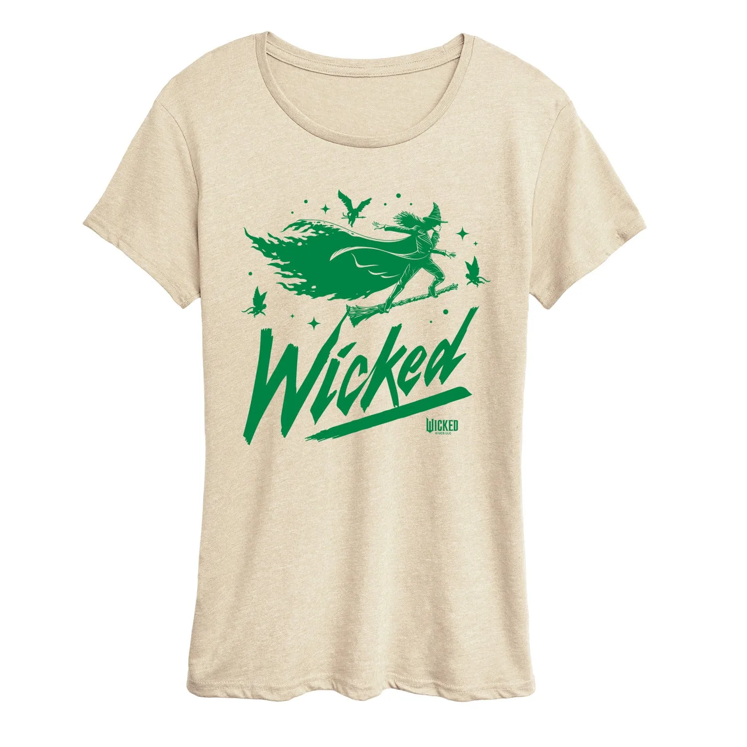 Wicked - Sketch Elphaba - Women's Short Sleeve Graphic T-Shirt sold by Zulily