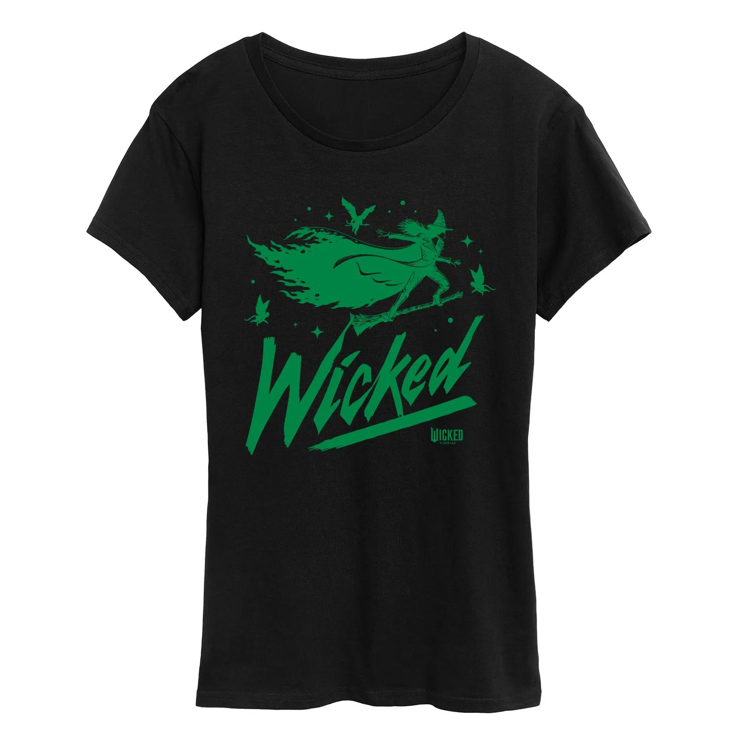 Wicked - Sketch Elphaba - Women's Short Sleeve Graphic T-Shirt sold by Zulily product image thumbnail 2