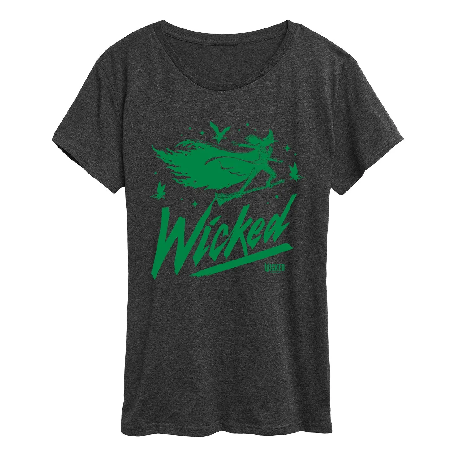 Wicked - Sketch Elphaba - Women's Short Sleeve Graphic T-Shirt sold by Zulily product image thumbnail 3