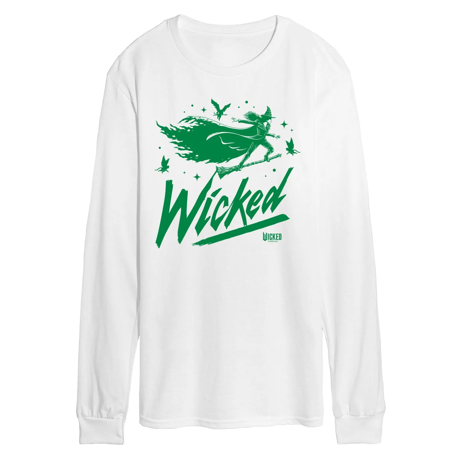 Wicked - Sketch Elphaba - Men's Long Sleeve Graphic T-Shirt sold by Zulily product image thumbnail 4