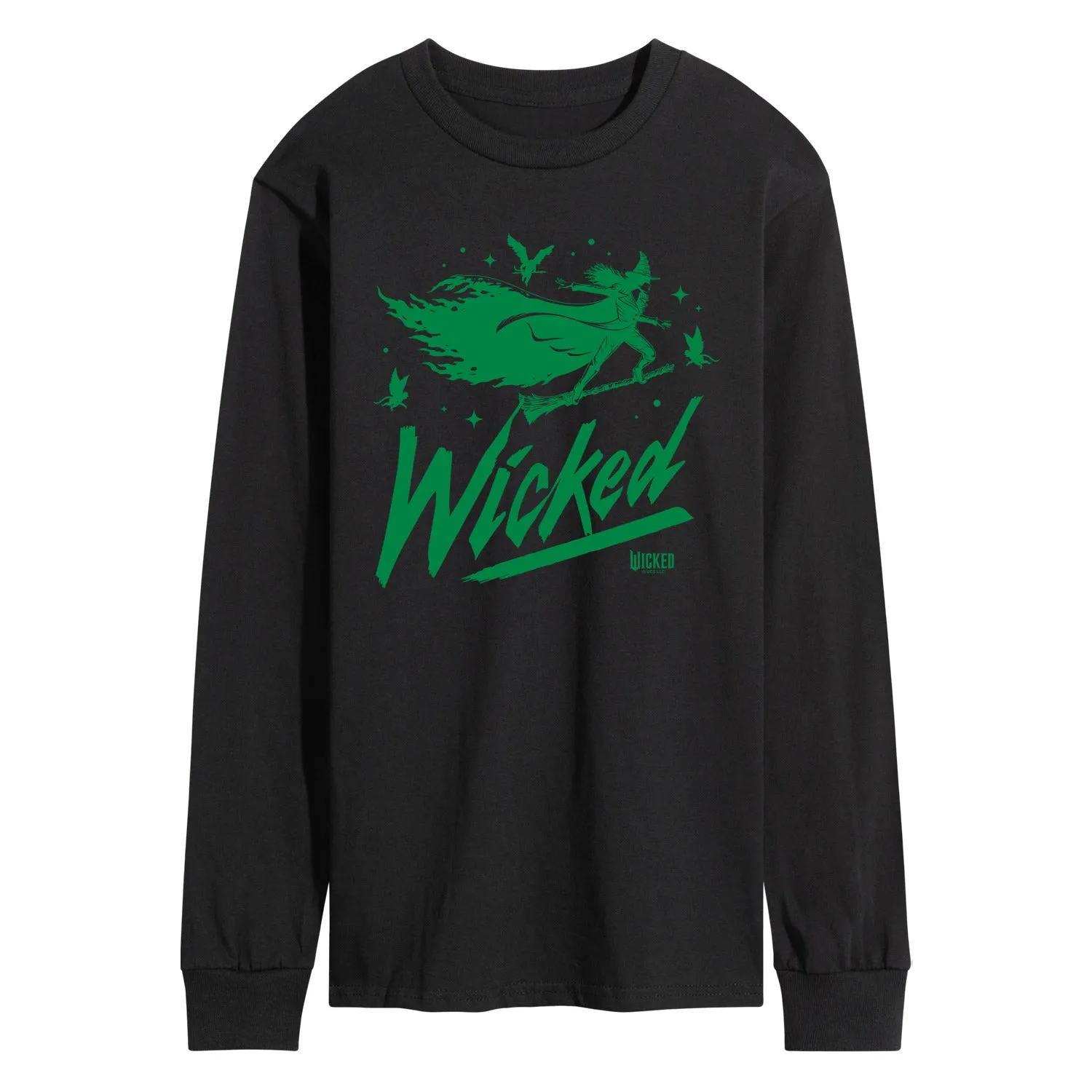 Wicked - Sketch Elphaba - Men's Long Sleeve Graphic T-Shirt sold by Zulily product image thumbnail 2