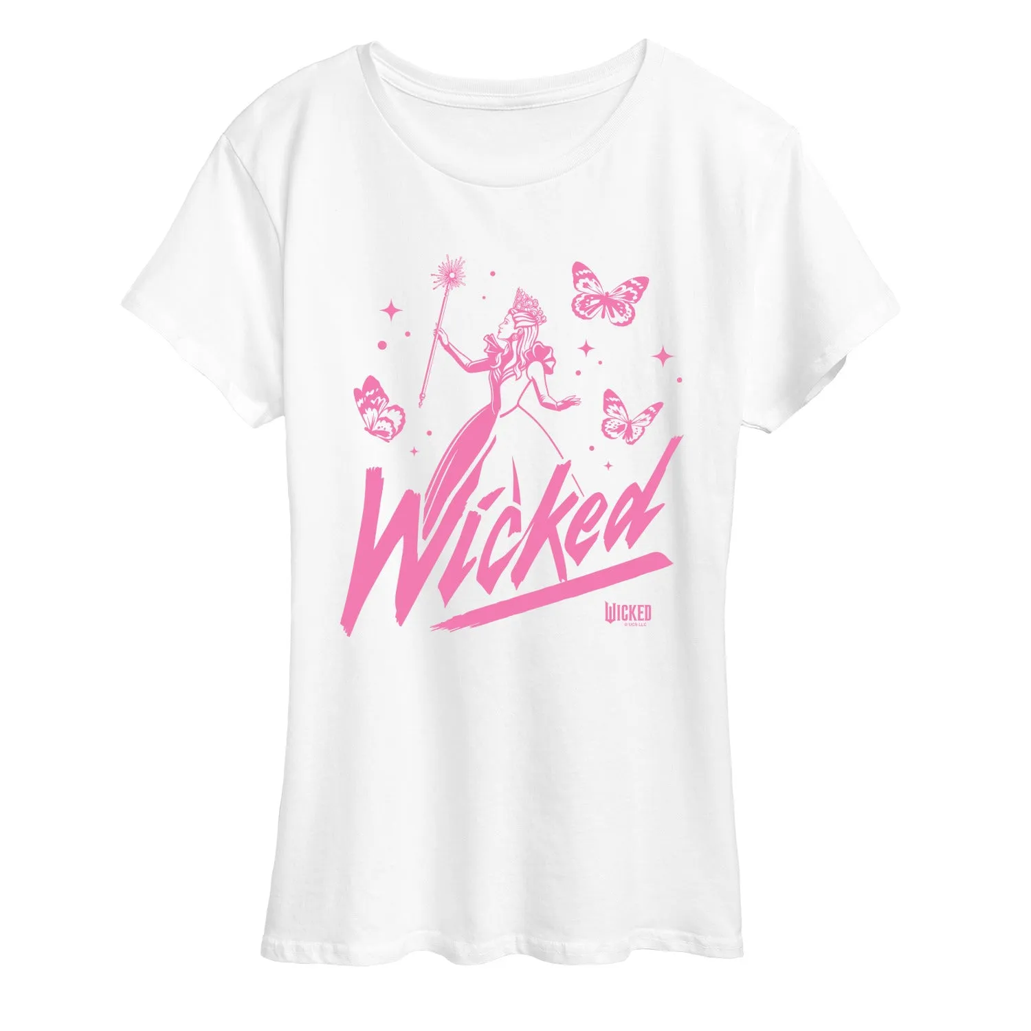 Wicked - Sketch Glinda - Women's Short Sleeve Graphic T-Shirt sold by Zulily product image thumbnail 3