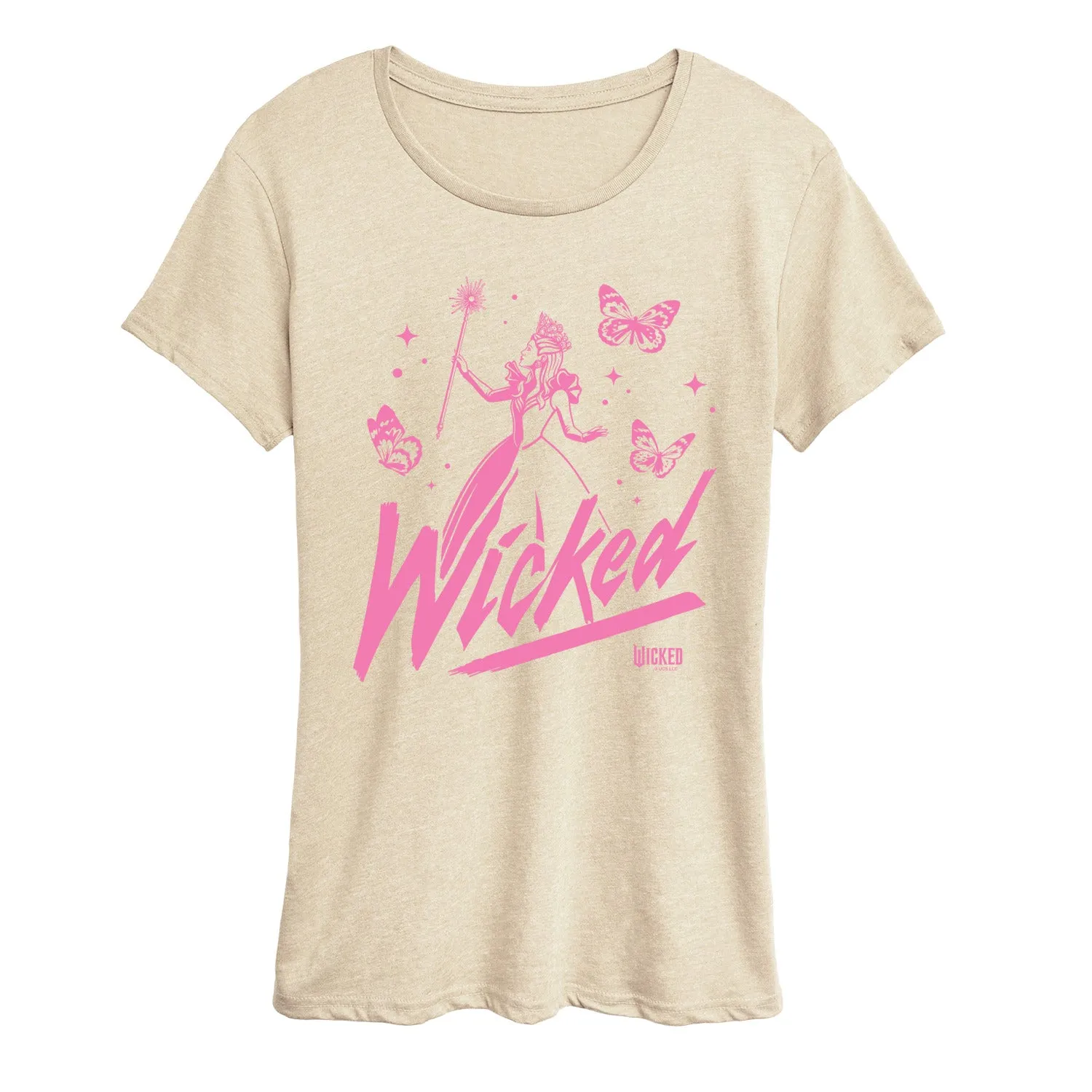 Wicked - Sketch Glinda - Women's Short Sleeve Graphic T-Shirt sold by Zulily
