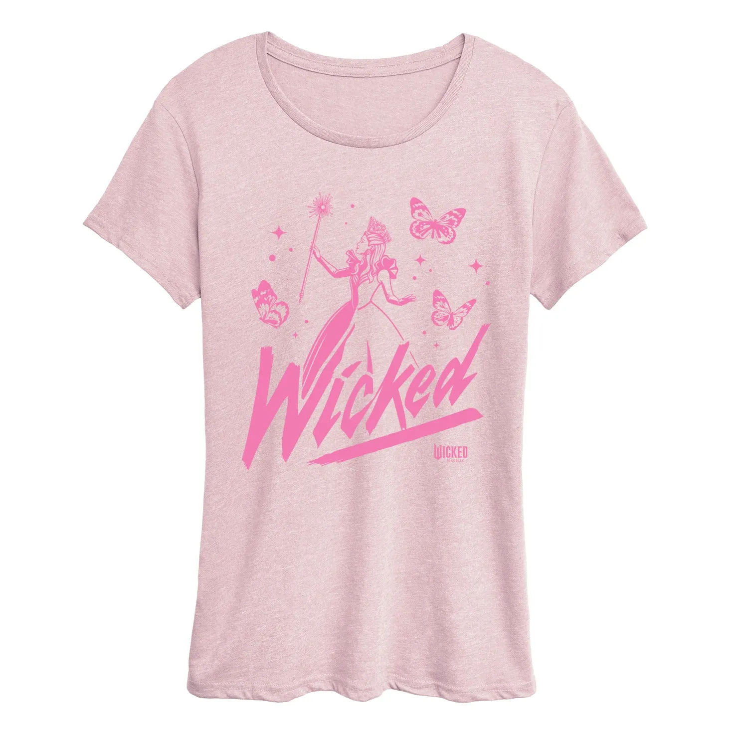 Wicked - Sketch Glinda - Women's Short Sleeve Graphic T-Shirt sold by Zulily product image thumbnail 2