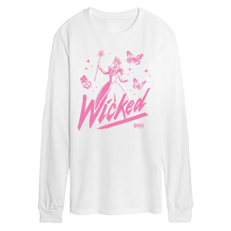 Wicked - Sketch Glinda - Men's Long Sleeve Graphic T-Shirt sold by Zulily