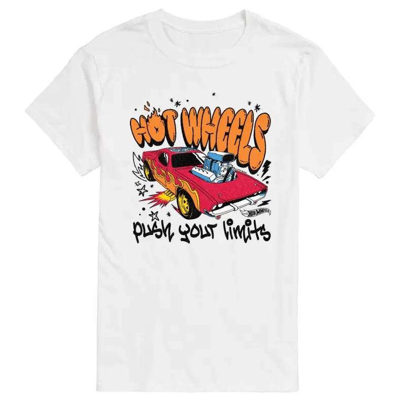 Hot Wheels - Push Your Limits - Men's Short Sleeve Graphic T-Shirt sold by Zulily