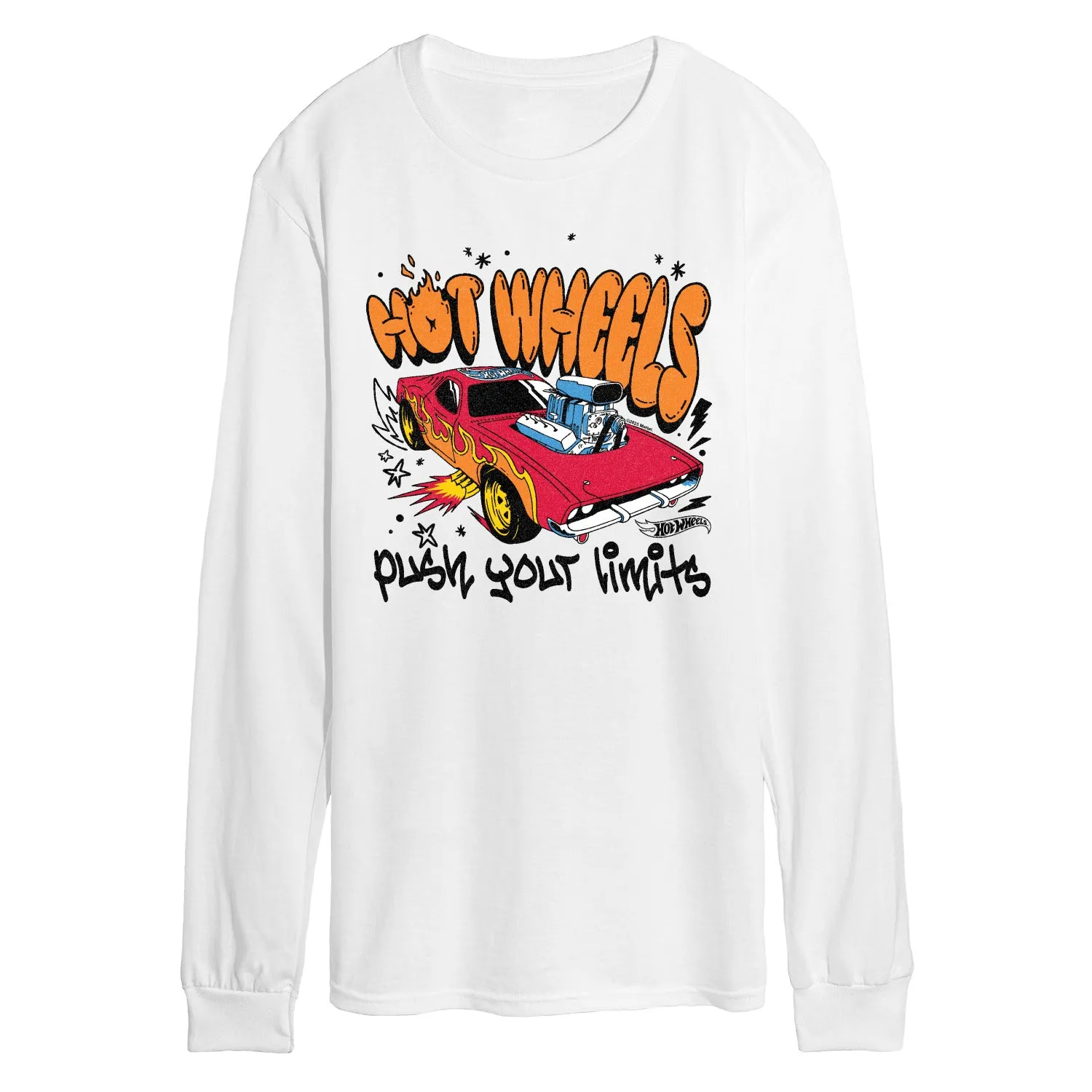 Hot Wheels - Push Your Limits - Men's Long Sleeve Graphic T-Shirt sold by Zulily