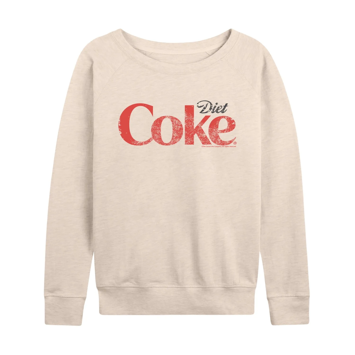 Coca-Cola - Diet Coke Logo - Women's French Terry Long Sleeve Pullover sold by Zulily