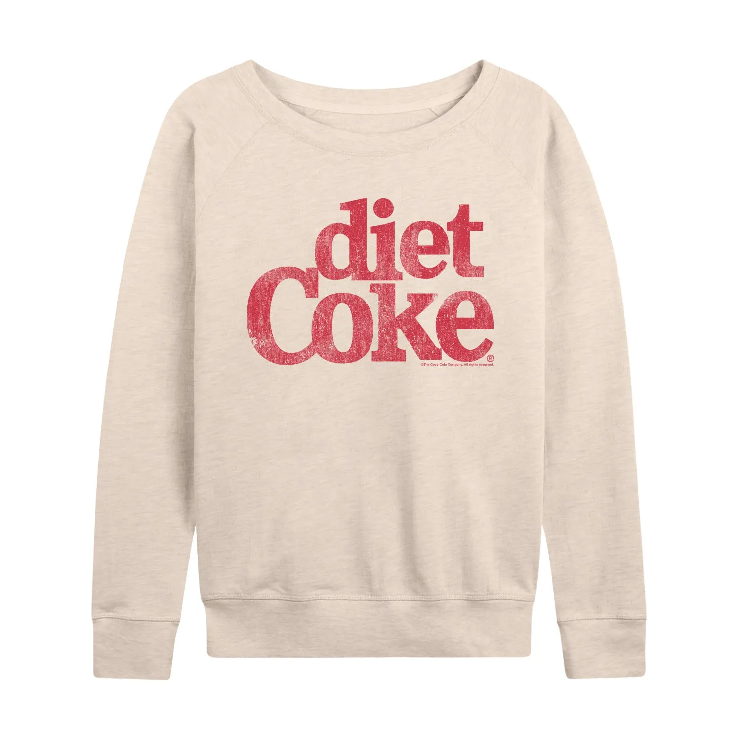 Coca-Cola - Diet Coke Logo - Women's French Terry Long Sleeve Pullover sold by Zulily