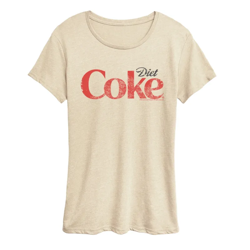 Coca-Cola - Diet Coke Logo - Women's Short Sleeve Graphic T-Shirt sold by Zulily
