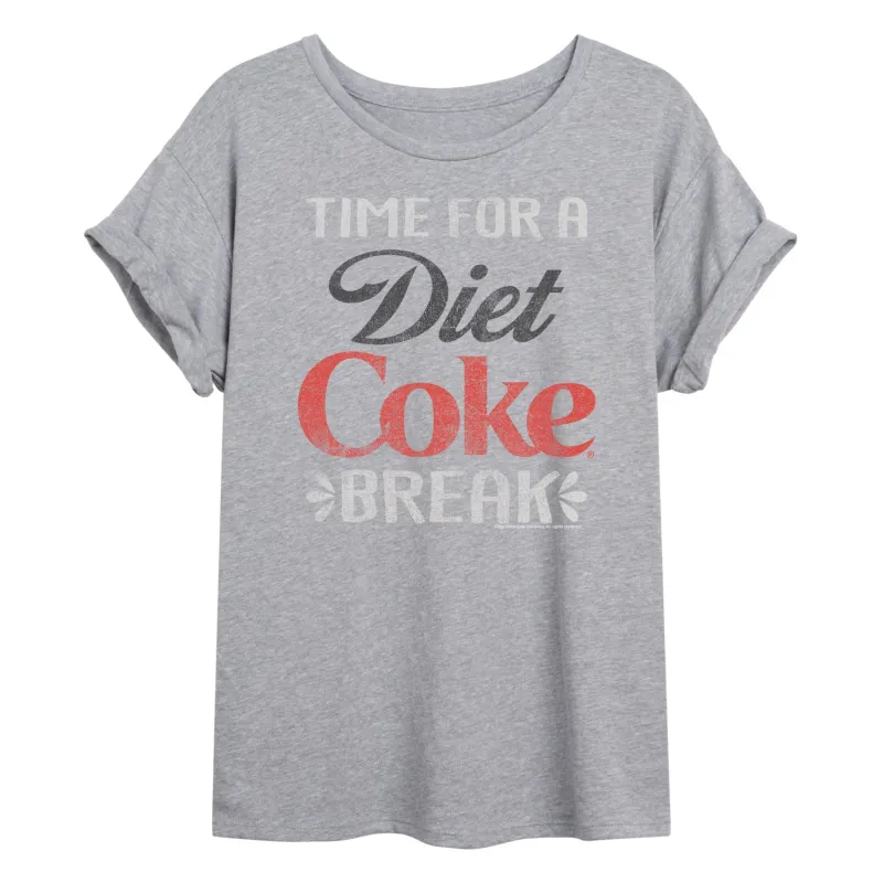 Coca-Cola - Diet Coke Break - Women's Oversized Graphic T-Shirt sold by Zulily