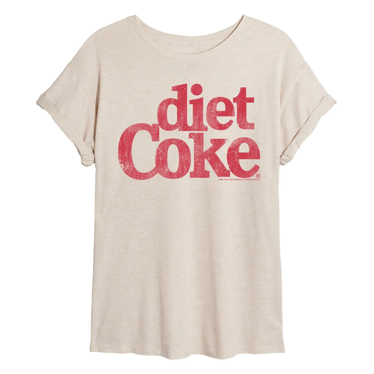 Coca-Cola - Diet Coke Logo - Women's Oversized Graphic T-Shirt sold by Zulily