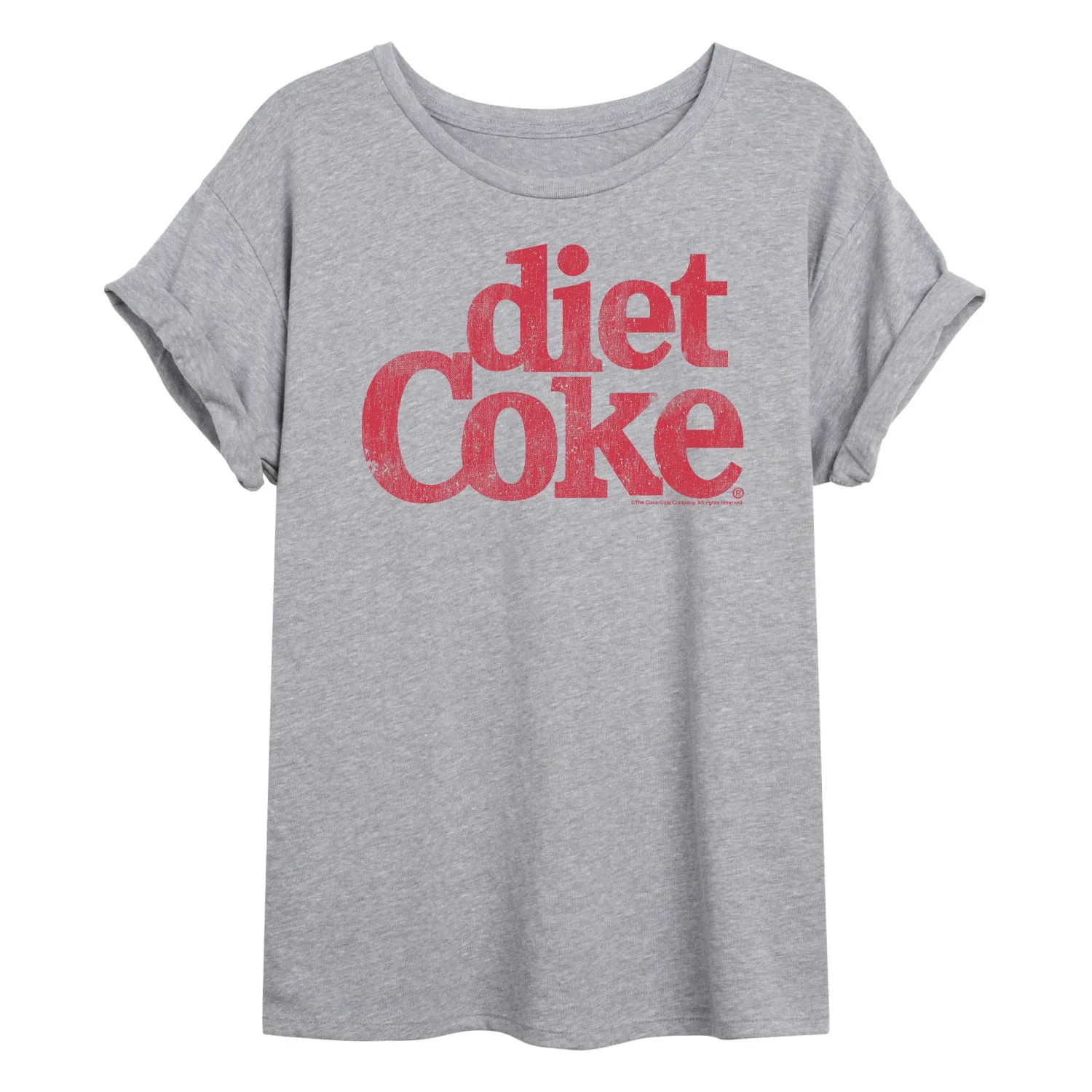 Coca-Cola - Diet Coke Logo - Women's Oversized Graphic T-Shirt sold by Zulily product image thumbnail 2