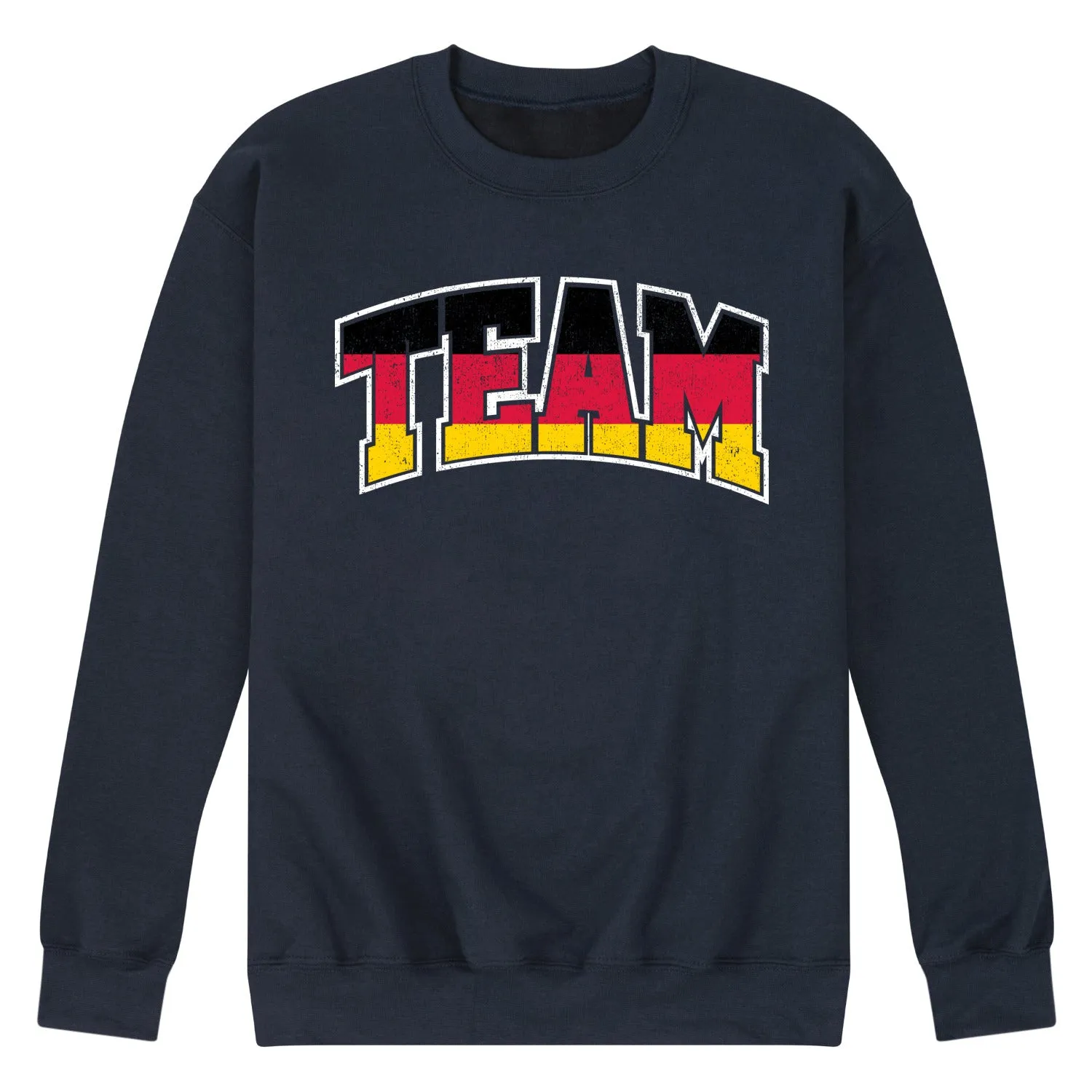 Instant Message - Team Germany - Men's Crew Neck Fleece Pullover sold by Zulily