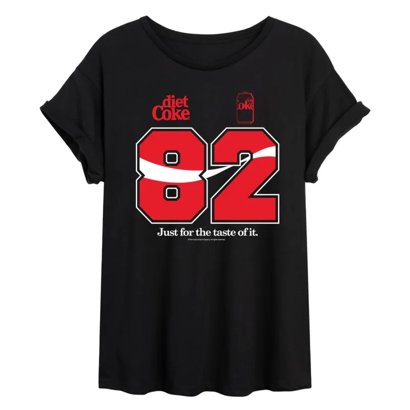 Coca-Cola - Diet Coke Jersey - Women's Oversized Graphic T-Shirt sold by Zulily