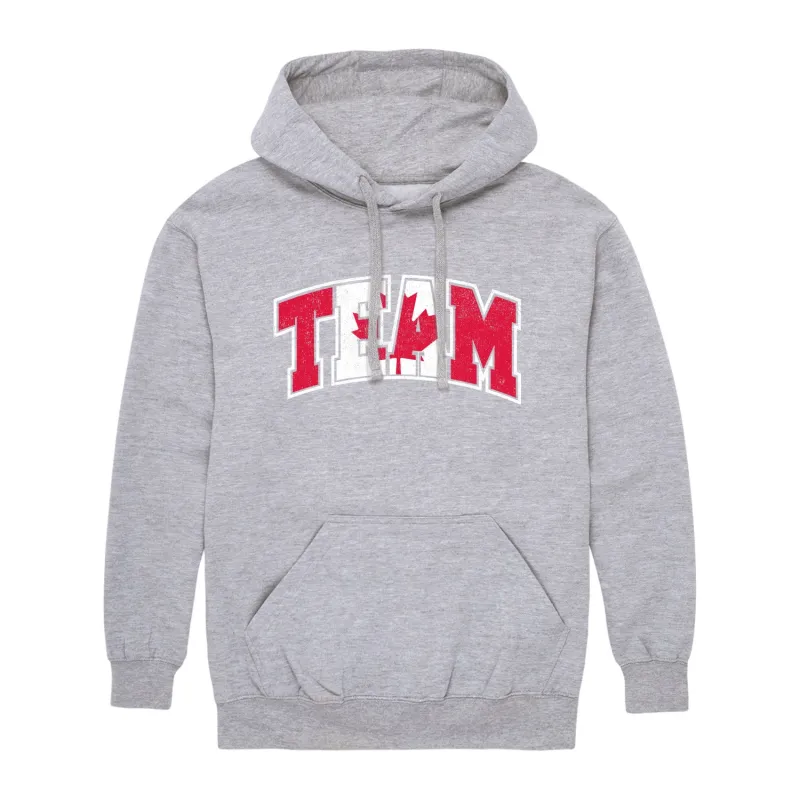 Instant Message - Team Canada - Men's Pullover Hooded Fleece Sweatshirt sold by Zulily