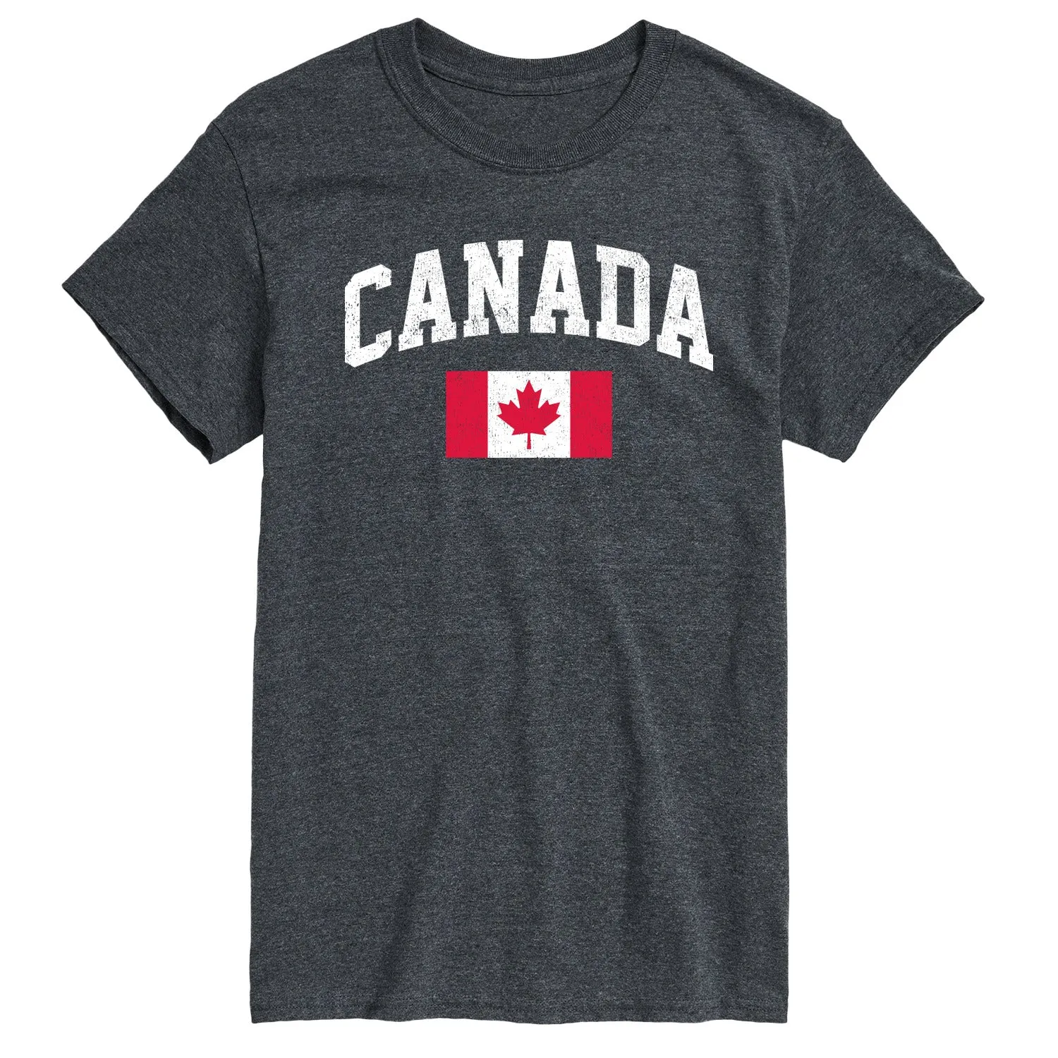 Instant Message - Canada Flag - Men's Short Sleeve Graphic T-Shirt sold by Zulily