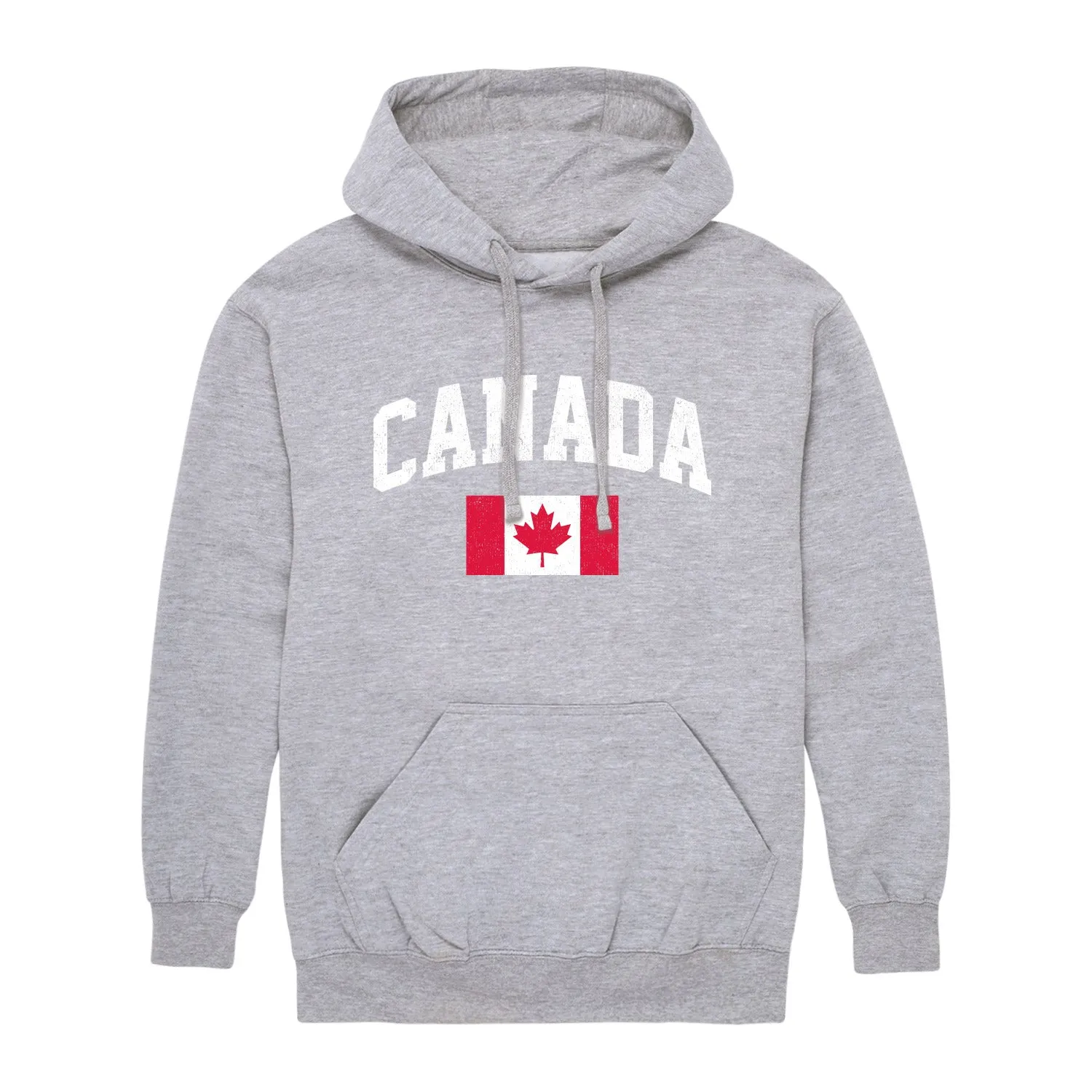 Instant Message - Canada Flag - Men's Pullover Hooded Fleece Sweatshirt sold by Zulily