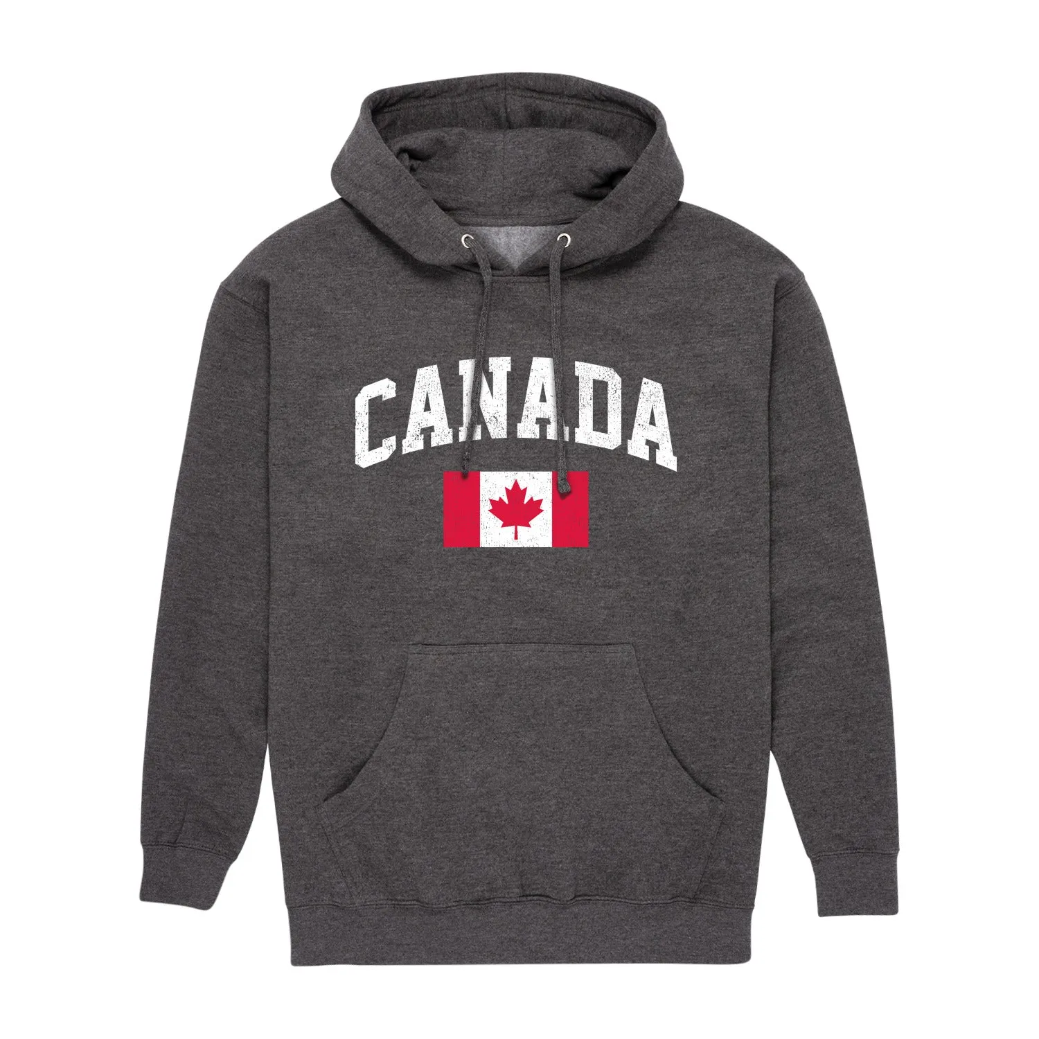 Instant Message - Canada Flag - Men's Pullover Hooded Fleece Sweatshirt sold by Zulily product image thumbnail 2