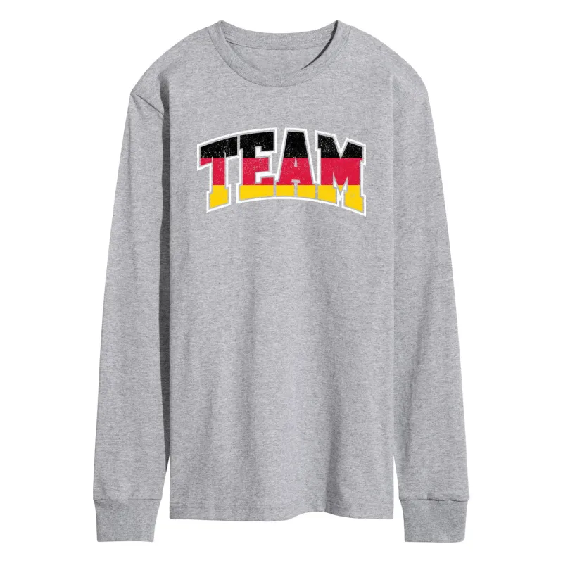 Instant Message - Team Germany - Men's Long Sleeve T-Shirt sold by Zulily