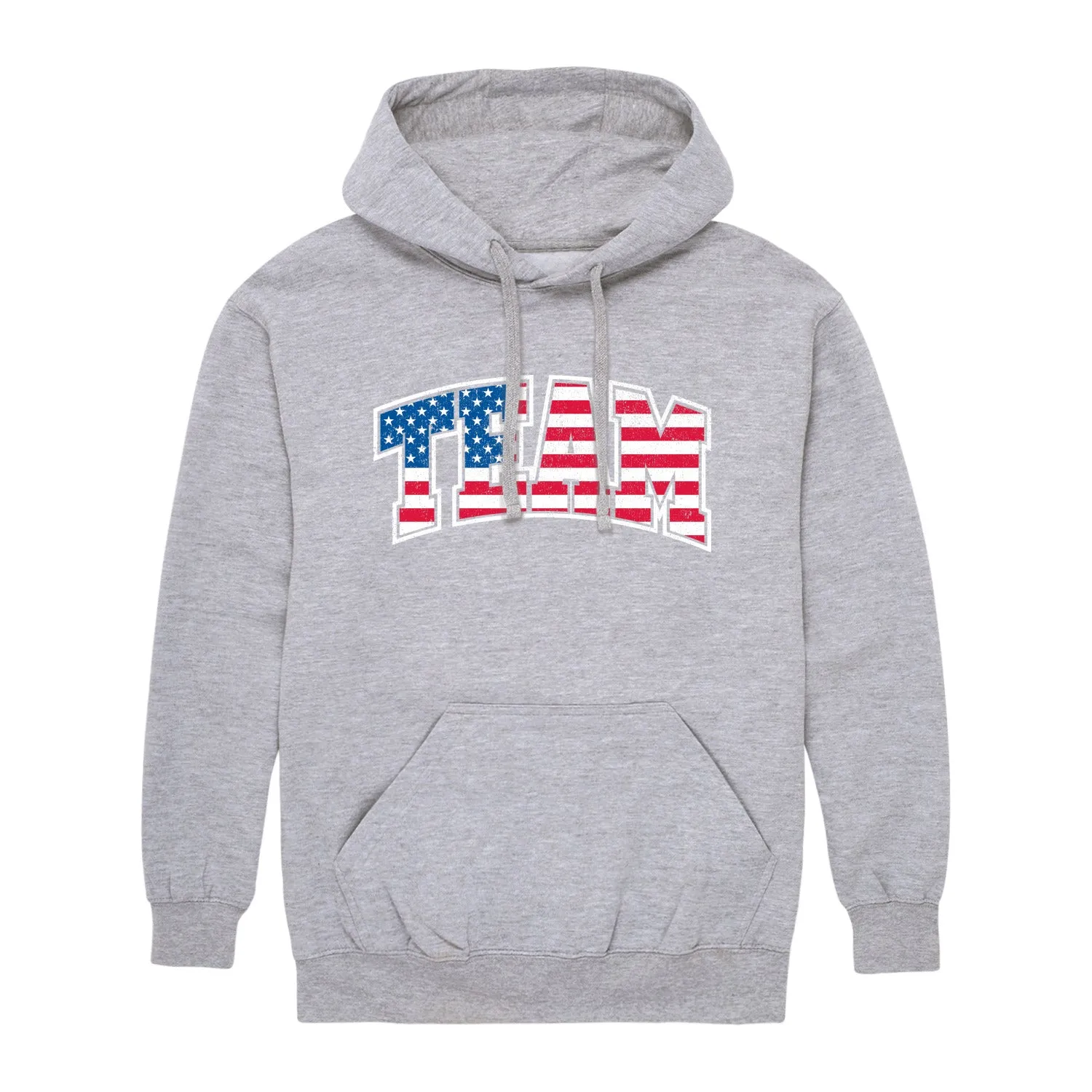 Instant Message - American Flag Team - Men's Pullover Hooded Fleece Sweatshirt sold by Zulily