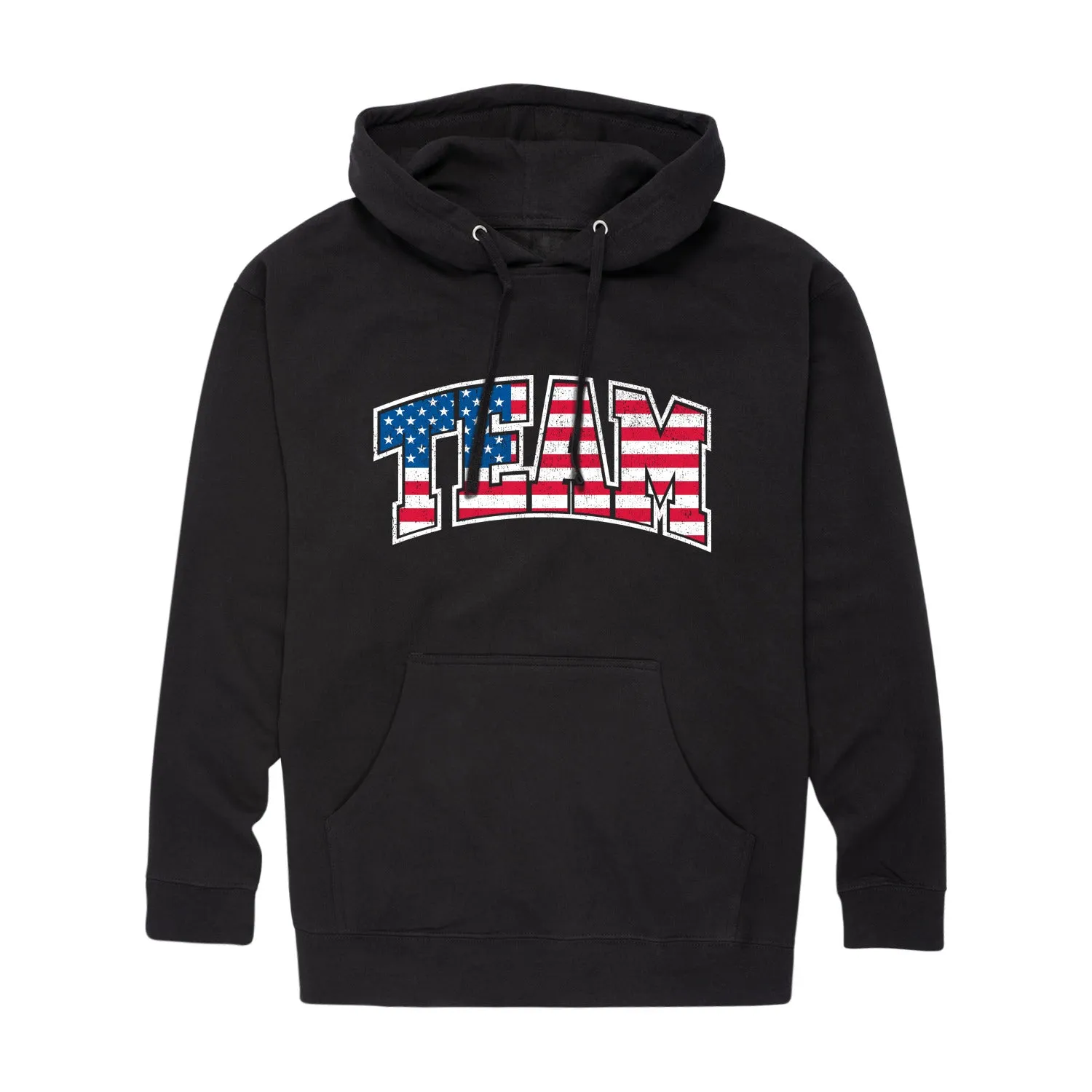 Instant Message - American Flag Team - Men's Pullover Hooded Fleece Sweatshirt sold by Zulily product image thumbnail 2