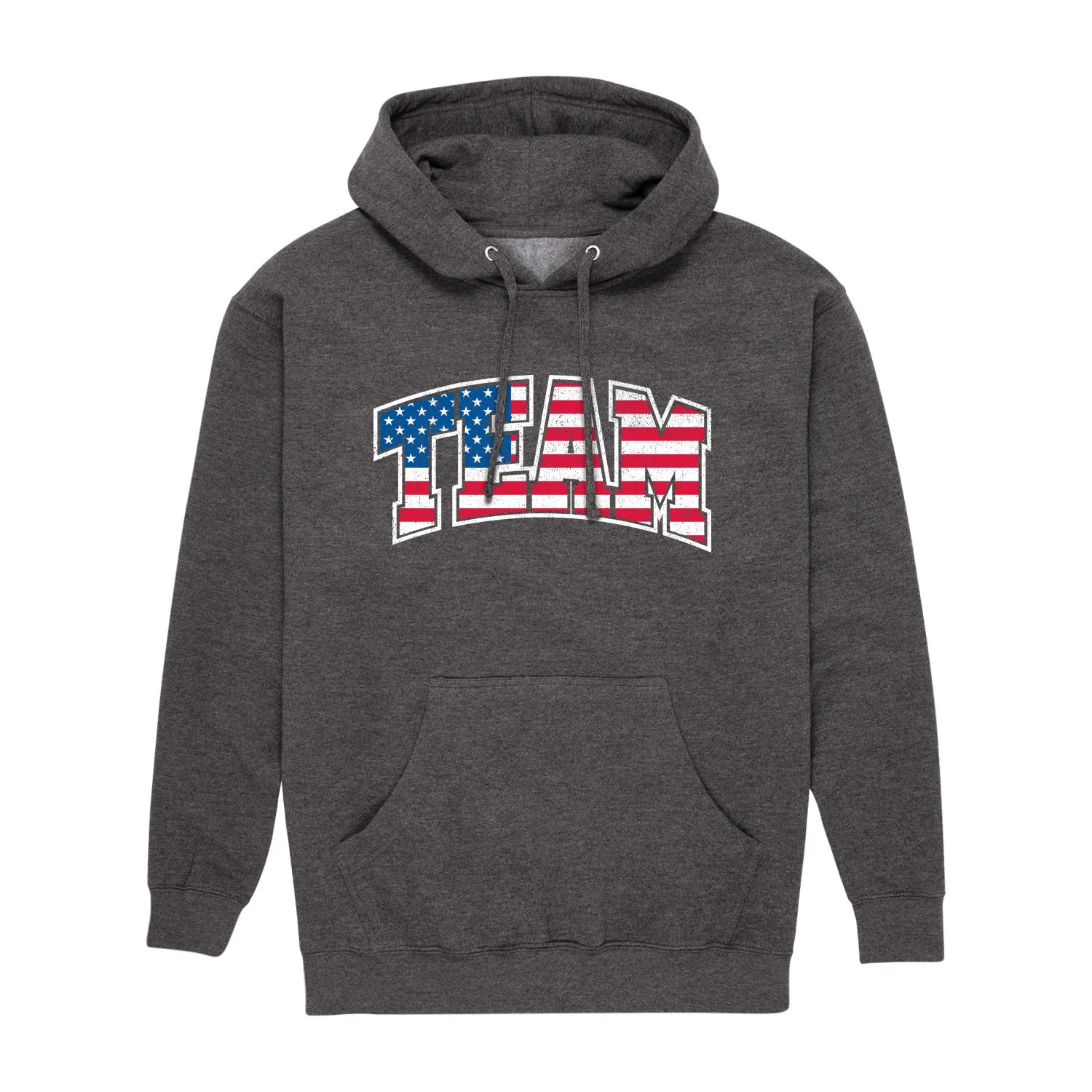 Instant Message - American Flag Team - Men's Pullover Hooded Fleece Sweatshirt sold by Zulily product image thumbnail 3