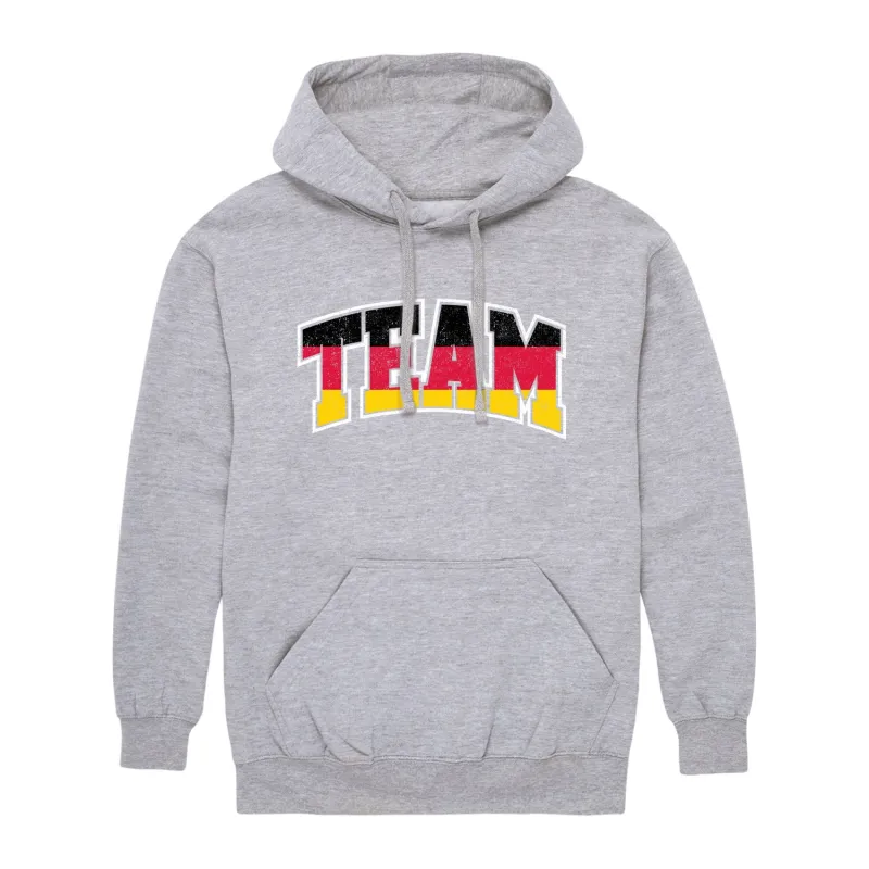Instant Message - Team Germany - Men's Pullover Hooded Fleece Sweatshirt sold by Zulily