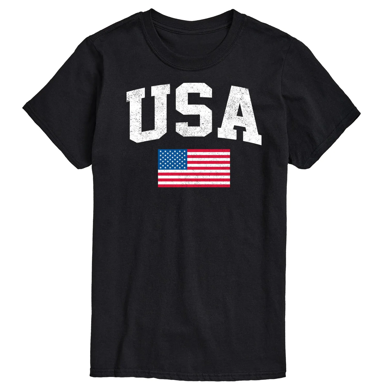 Instant Message - USA American Flag - Men's Short Sleeve Graphic T-Shirt sold by Zulily product image thumbnail 2