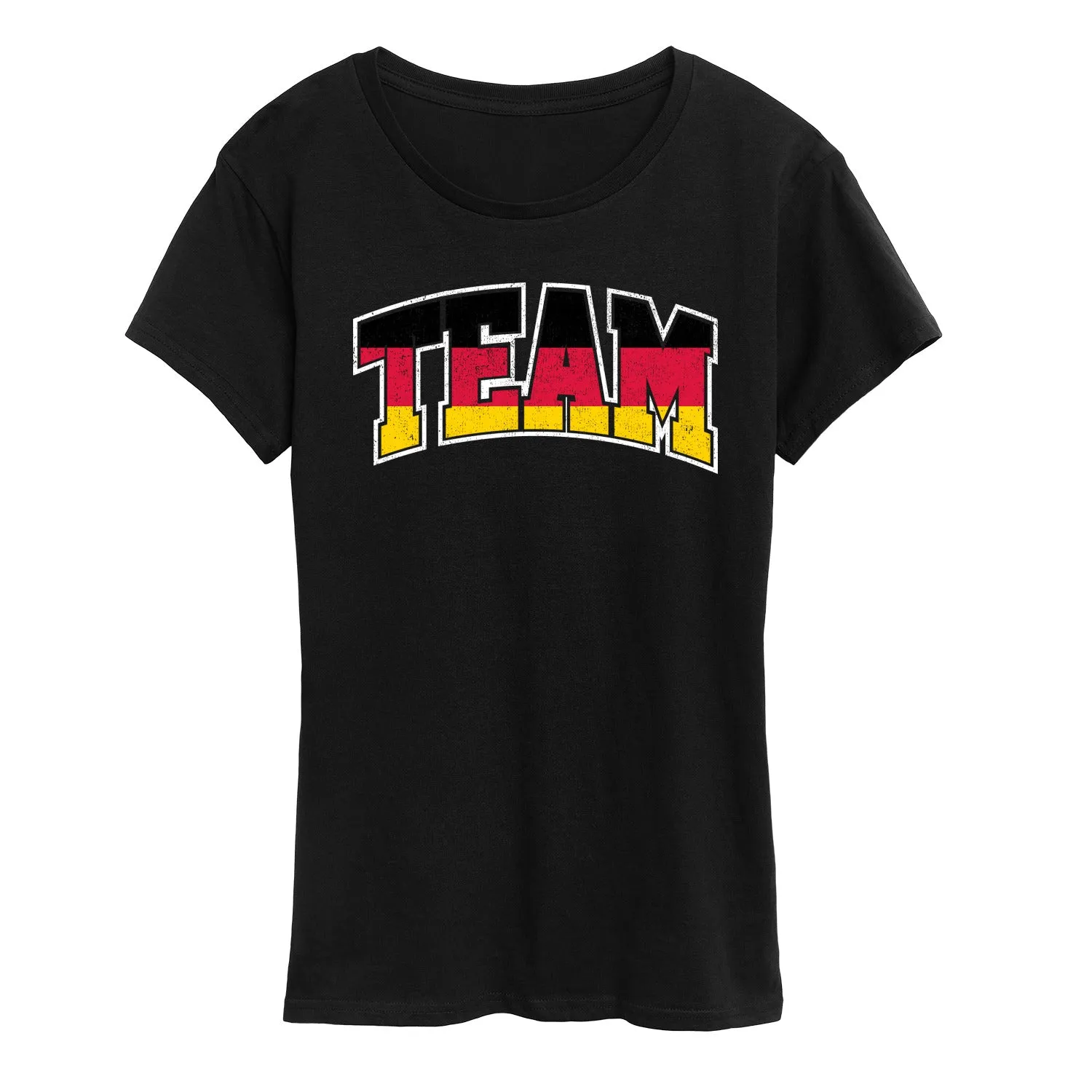 Instant Message - Team Germany - Sports - Women's Short Sleeve Graphic T-Shirt sold by Zulily