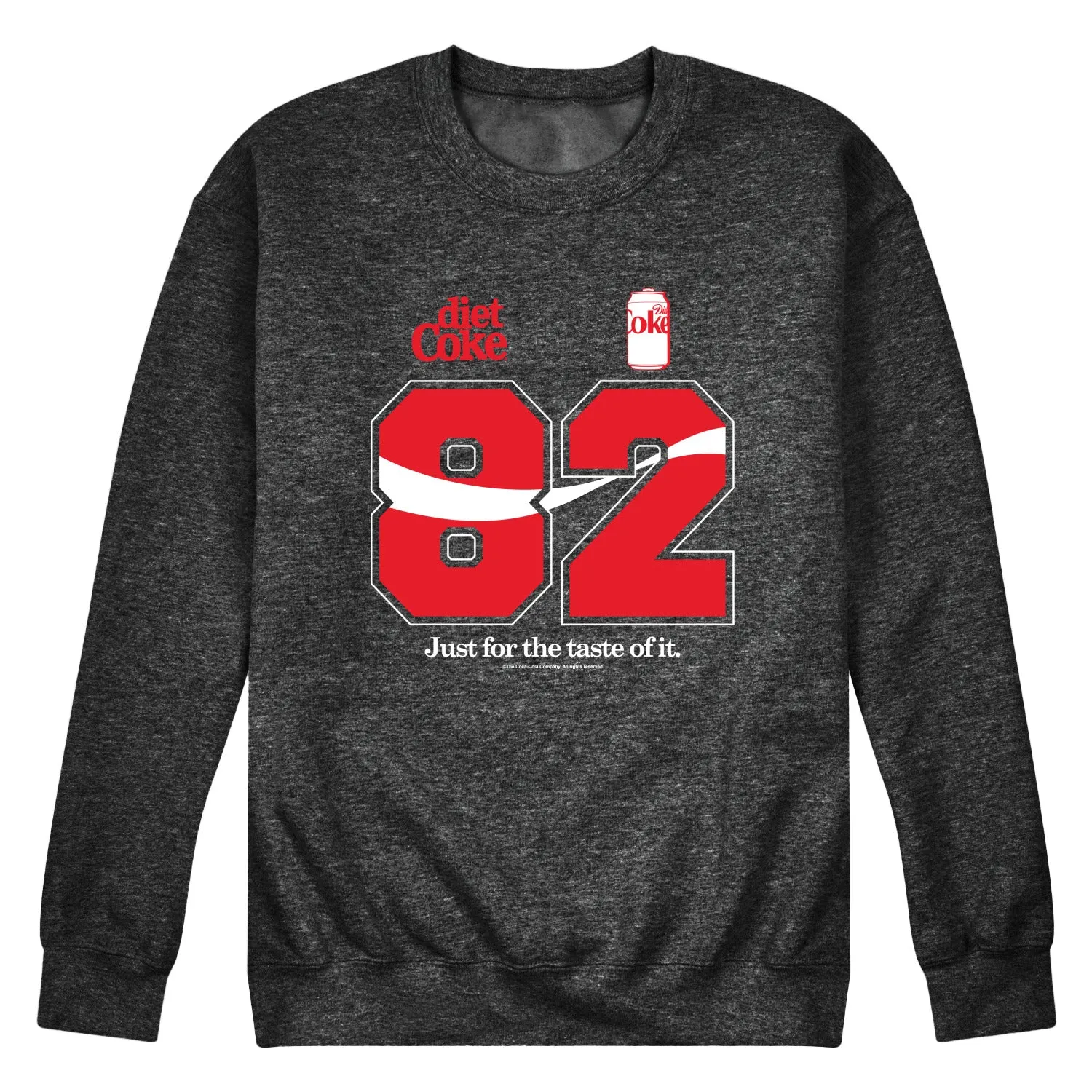 Coca-Cola - Diet Coke 82 Jersey - Men's Long Sleeve Crew Fleece Sweatshirt sold by Zulily product image thumbnail 2