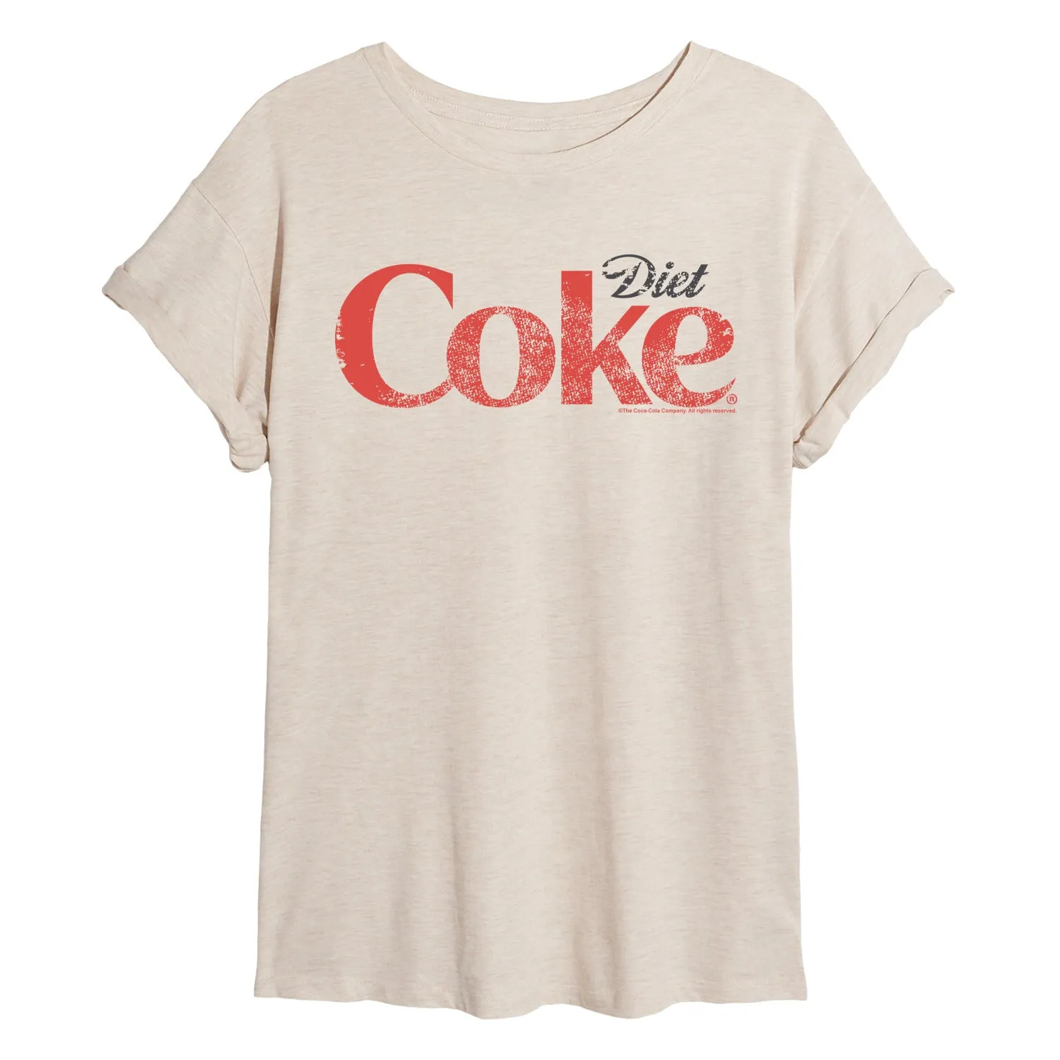 Coca-Cola - Diet Coke Logo - Women's Oversized Graphic T-Shirt sold by Zulily