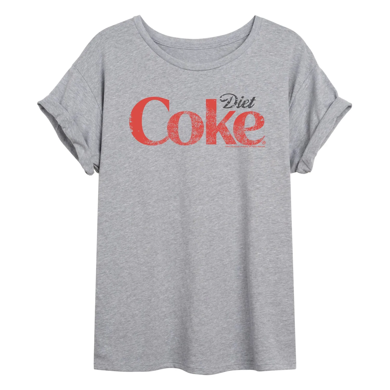 Coca-Cola - Diet Coke Logo - Women's Oversized Graphic T-Shirt sold by Zulily product image thumbnail 2