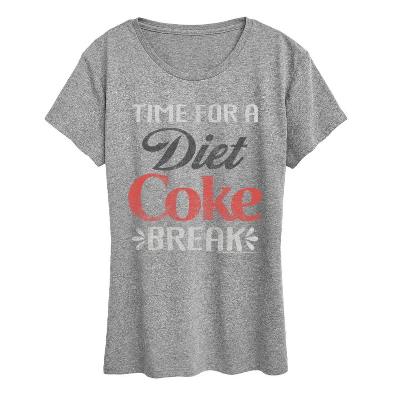 Coca-Cola - Diet Coke Break - Women's Short Sleeve Graphic T-Shirt sold by Zulily