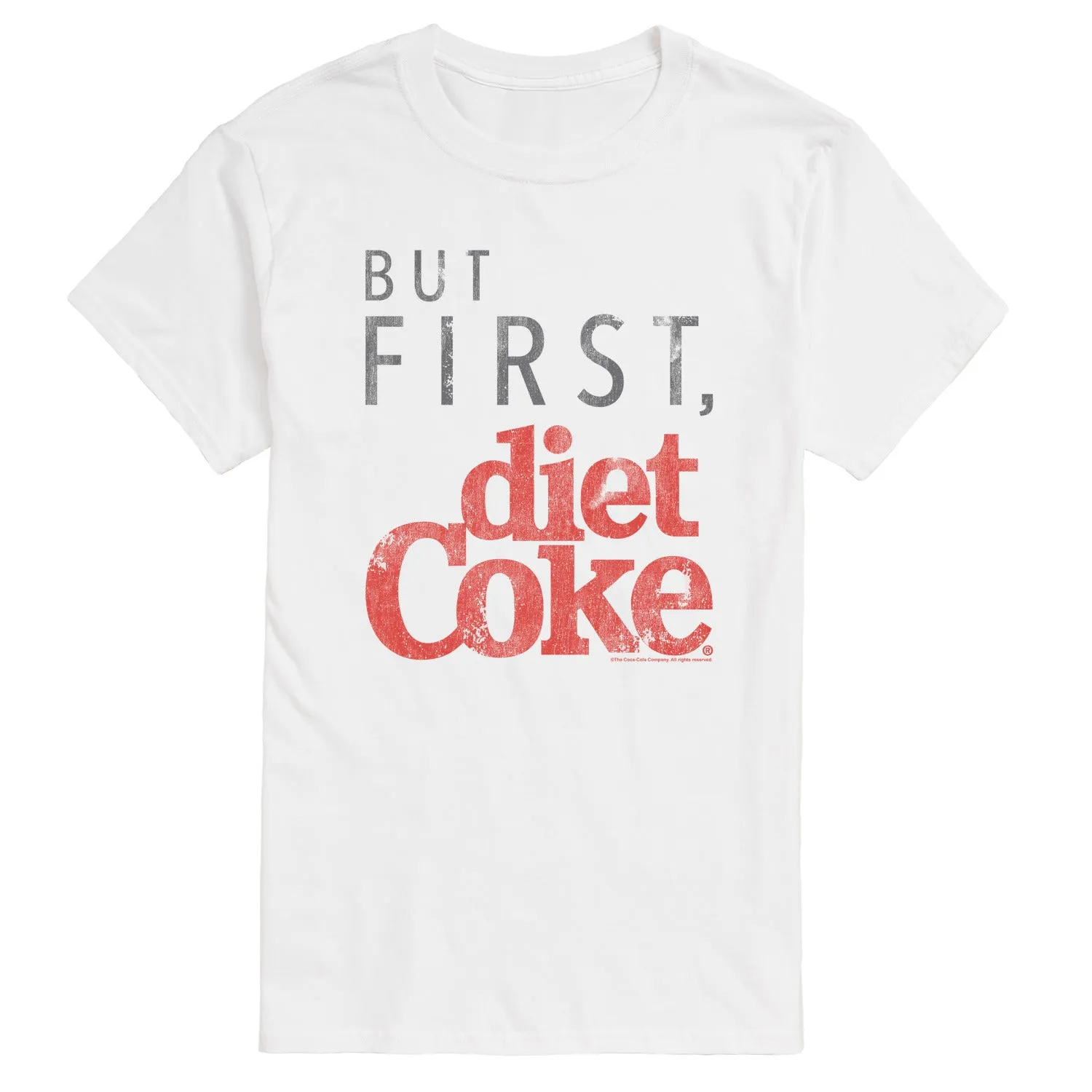 Coca-Cola - But First Diet Coke - Men's Short Sleeve Graphic T-Shirt sold by Zulily product image thumbnail 3