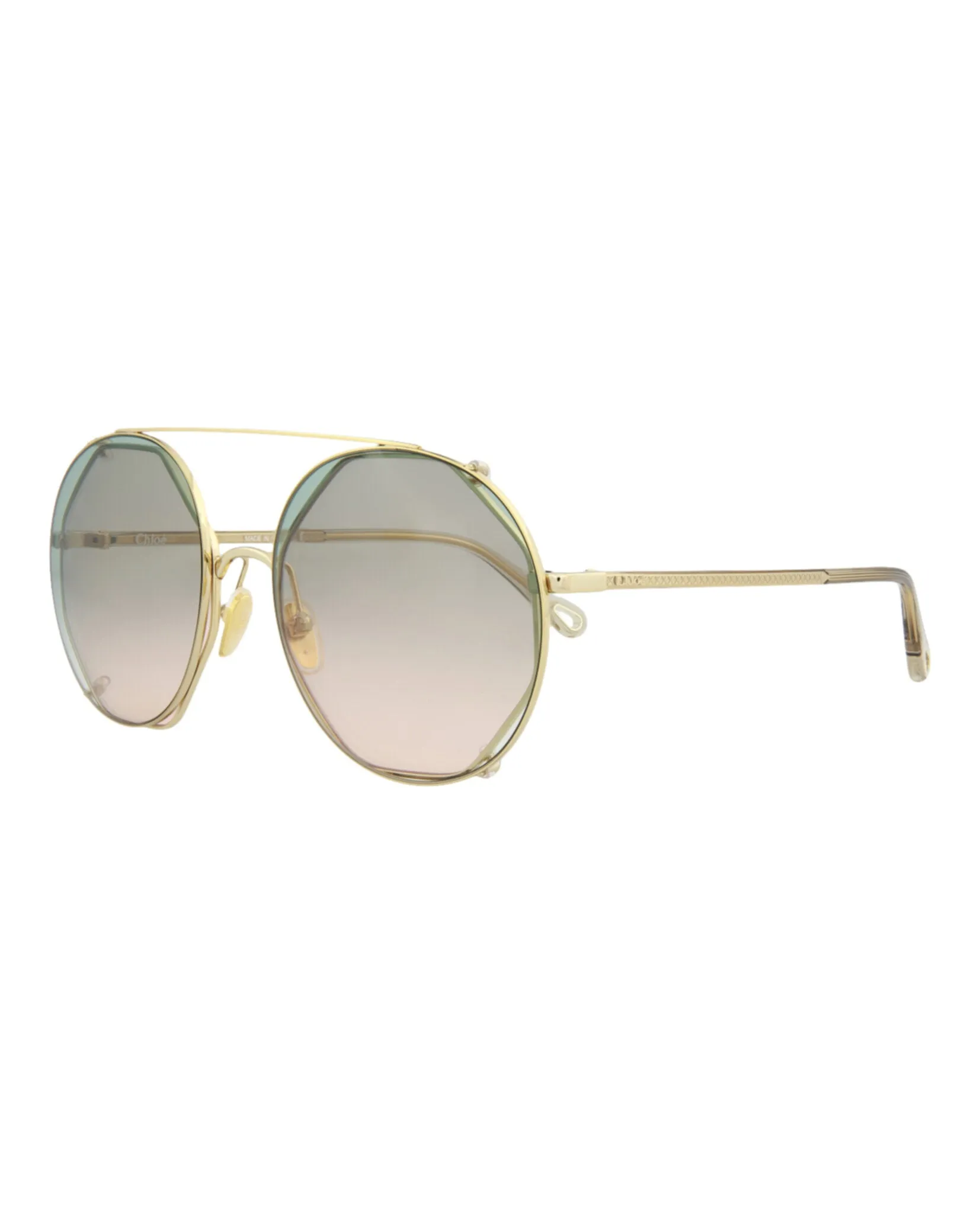 Chloé Round-Frame Metal Sunglasses sold by Zulily product image thumbnail 2