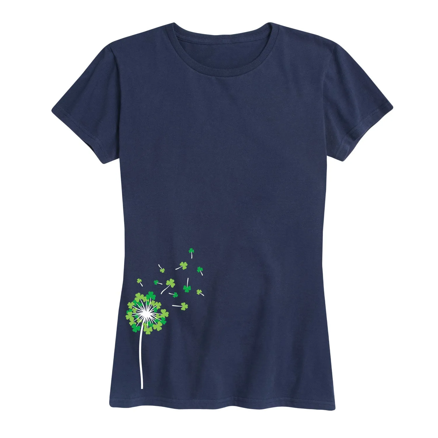 Instant Message - Shamrock Dandelion - Women's Short Sleeve Graphic T-shirt sold by Zulily product image thumbnail 2