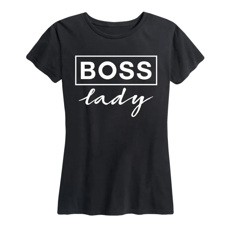Instant Message - Boss Lady - Women's Short Sleeve Graphic T-shirt sold by Zulily